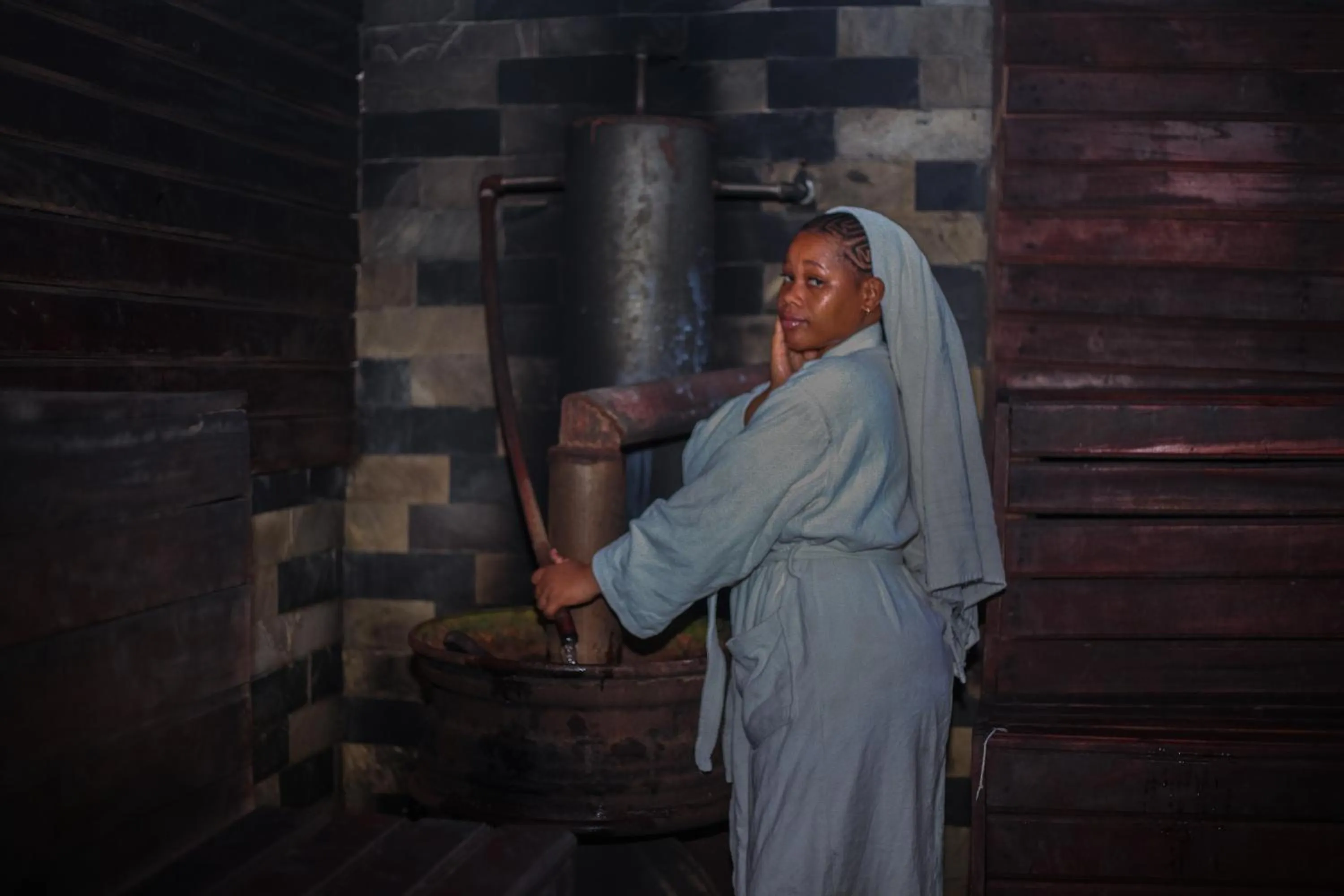 Sauna in Nefaland Hotel