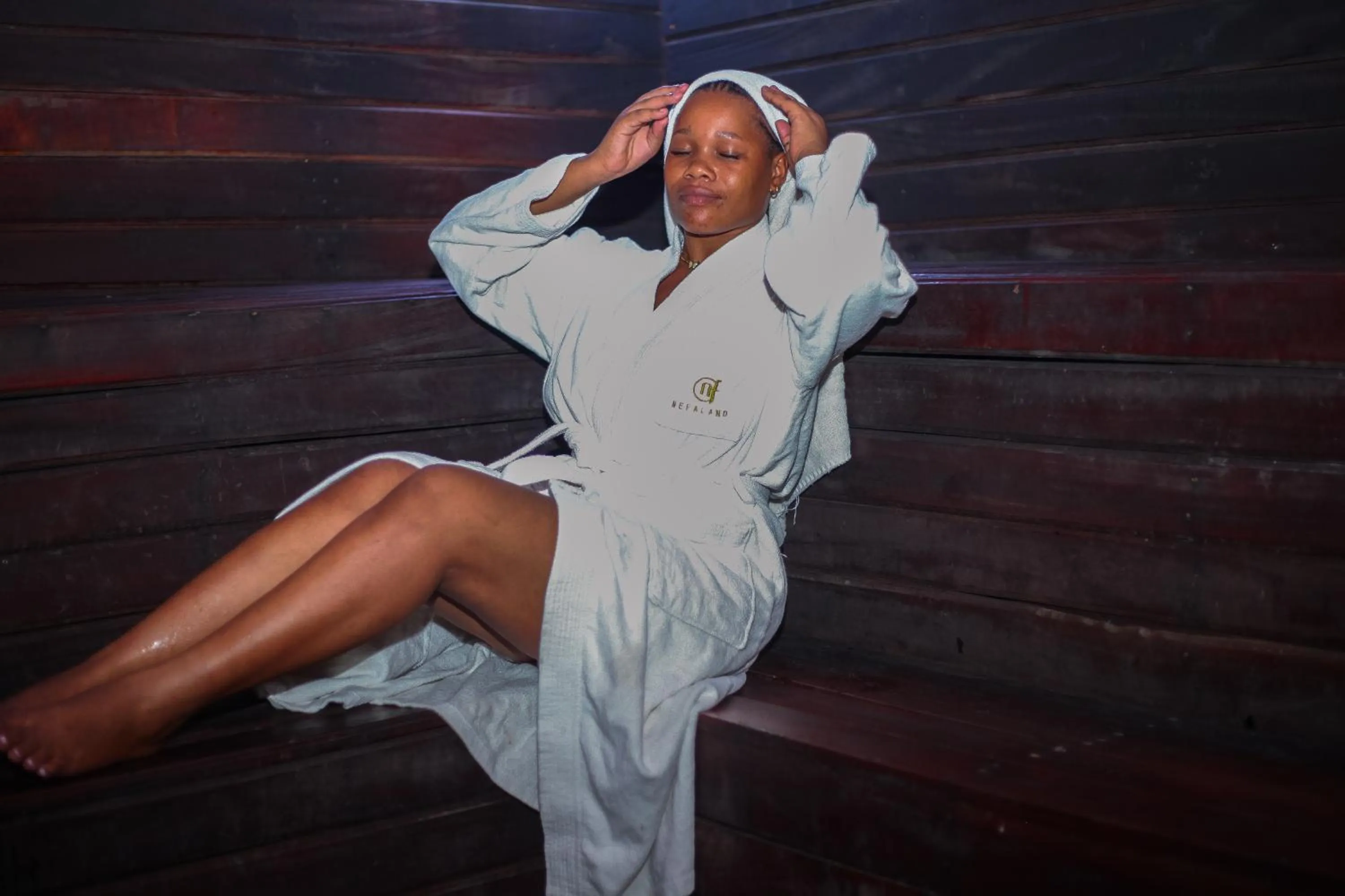 Sauna in Nefaland Hotel