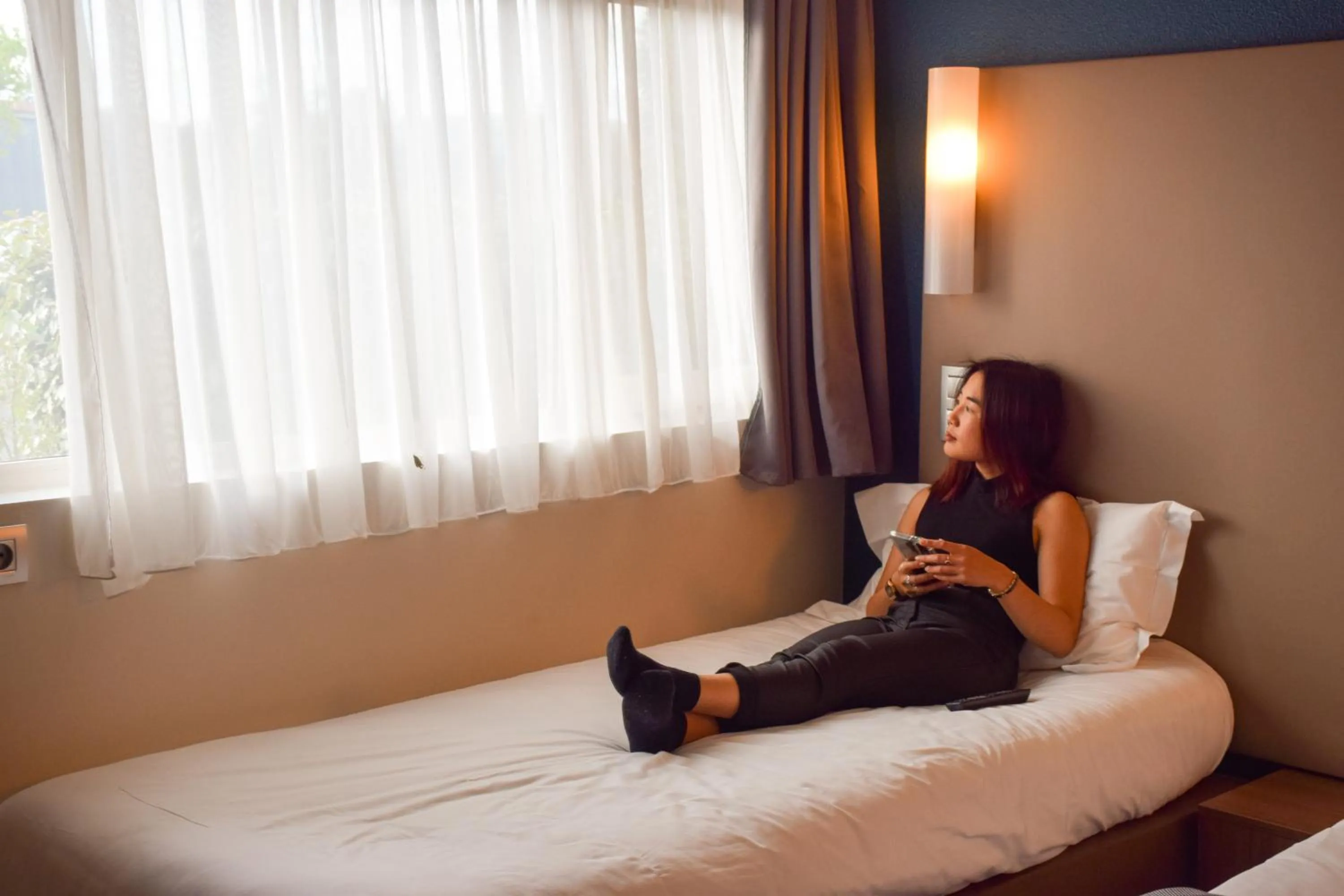 People, Bed in Campanile Millau