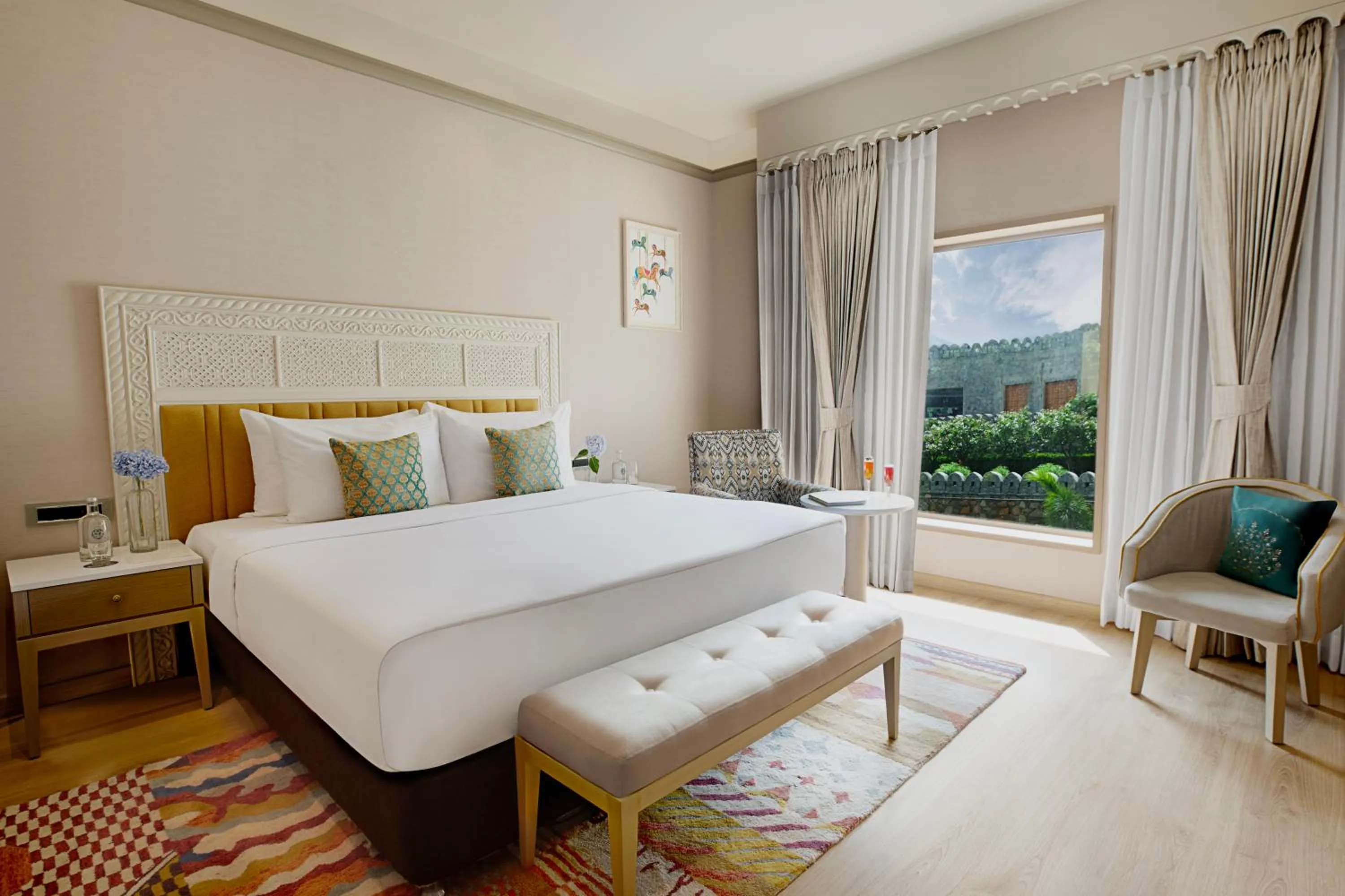 Bed in Raajsa Kumbhalgarh - IHCL SeleQtions