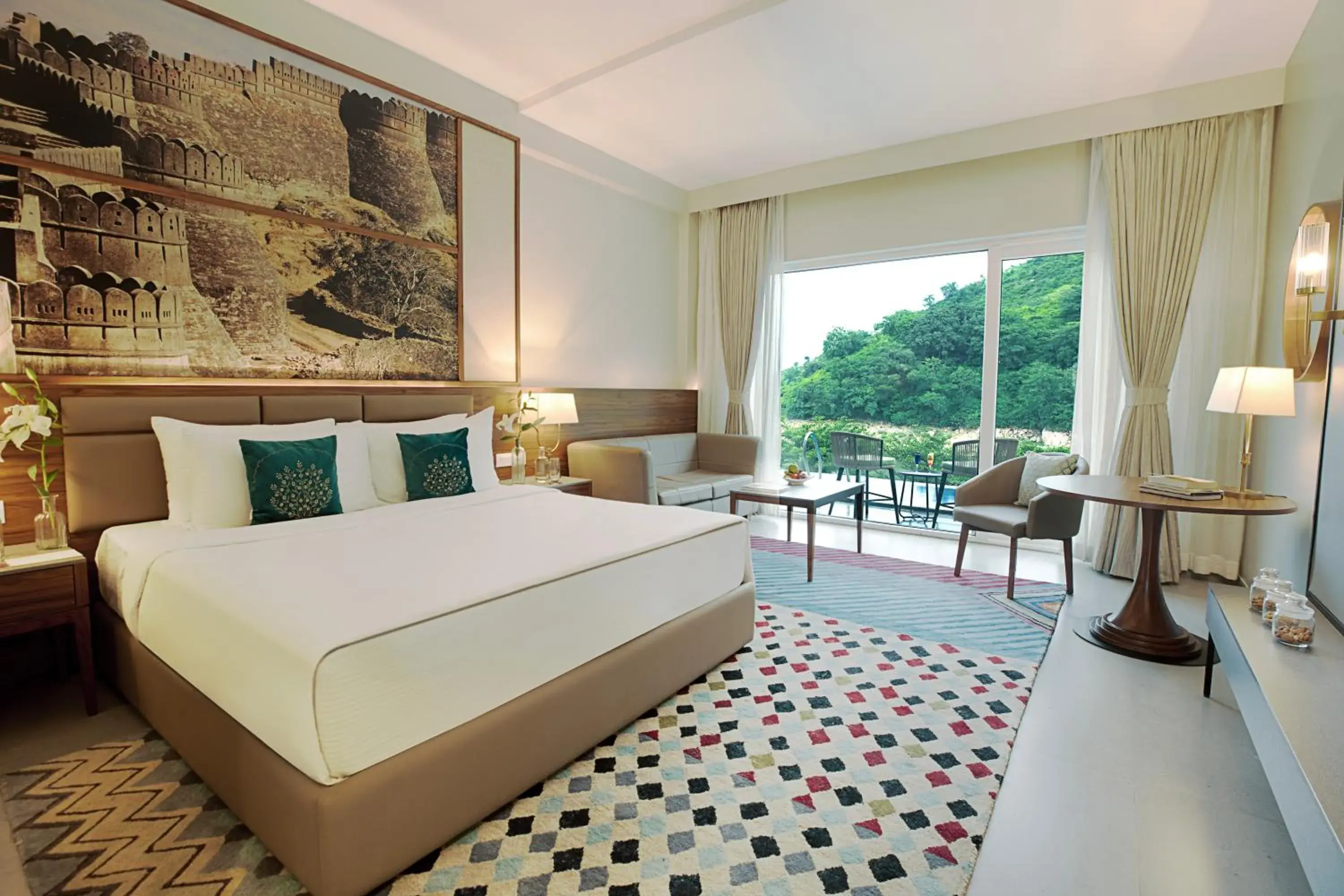 Double Room with Pool View - single occupancy in Raajsa Kumbhalgarh - IHCL SeleQtions Double Room with Pool View - single occupancy in Raajsa Kumbhalgarh - IHCL SeleQtions