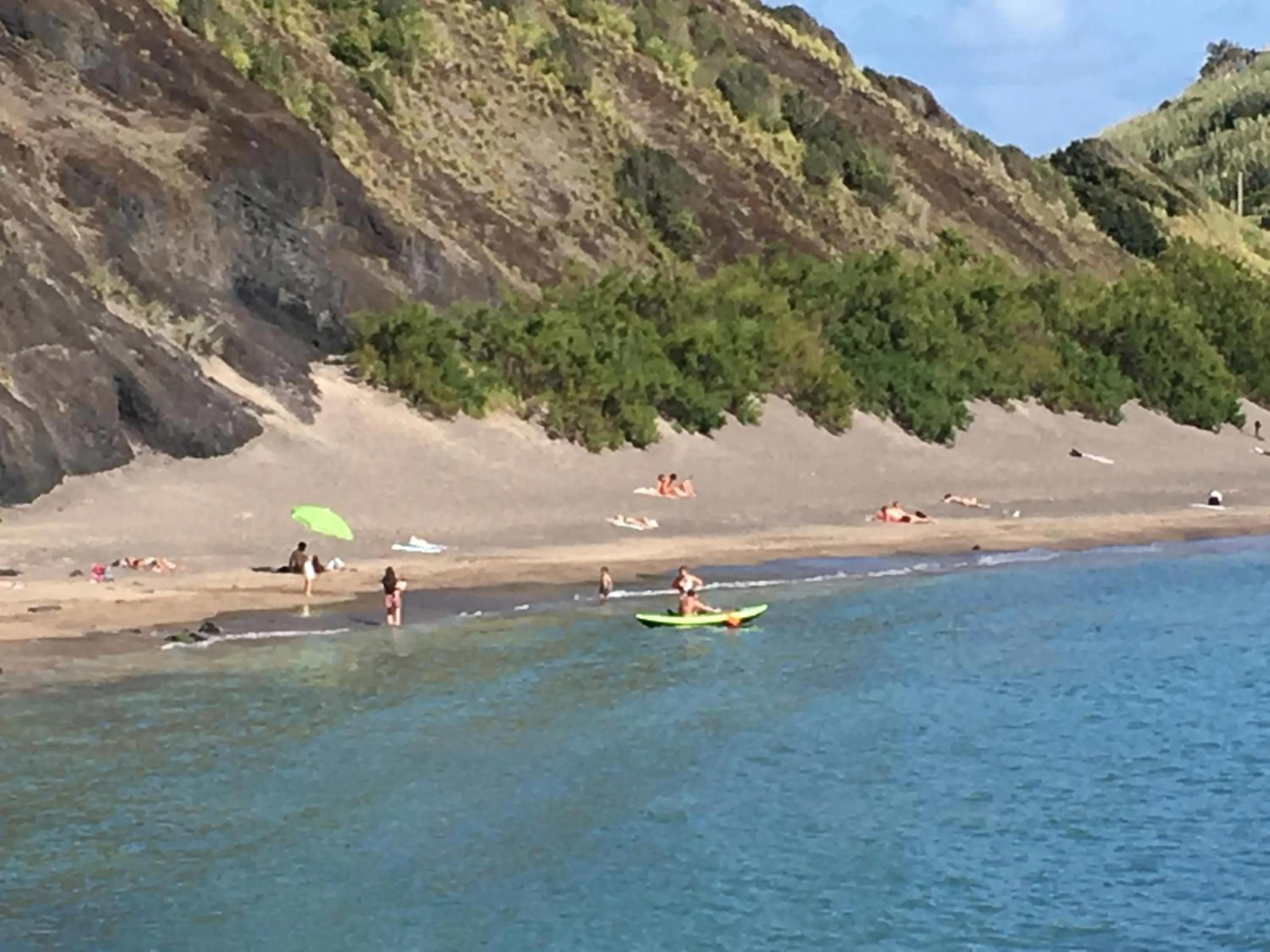 Beach in Porto Pim Bay