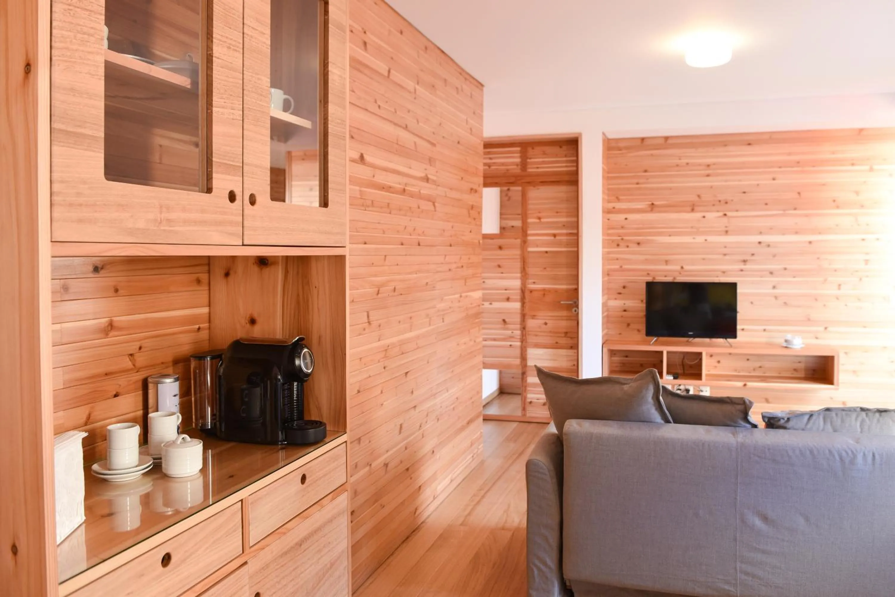 Living room in Porto Pim Bay