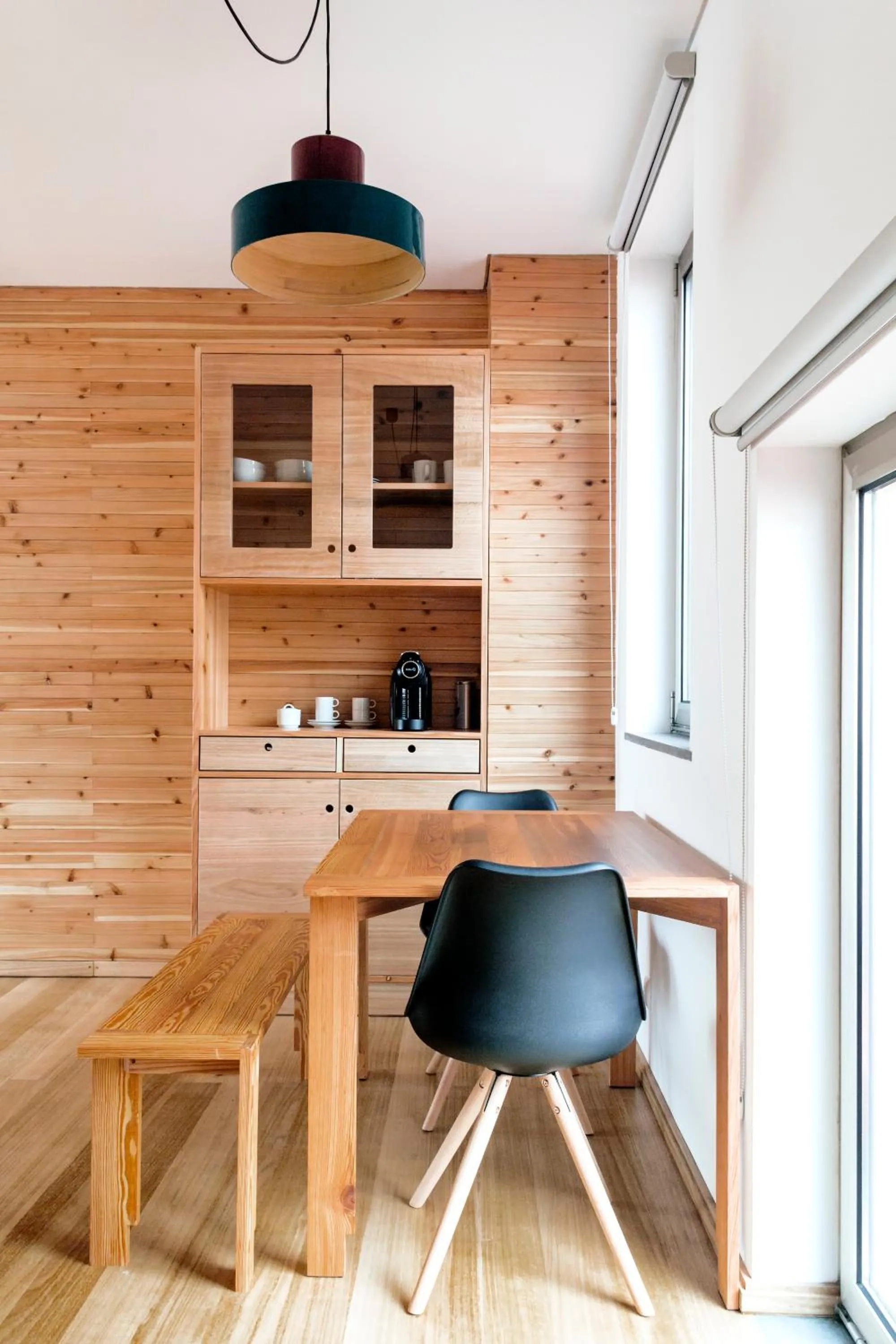 Dining area in Porto Pim Bay