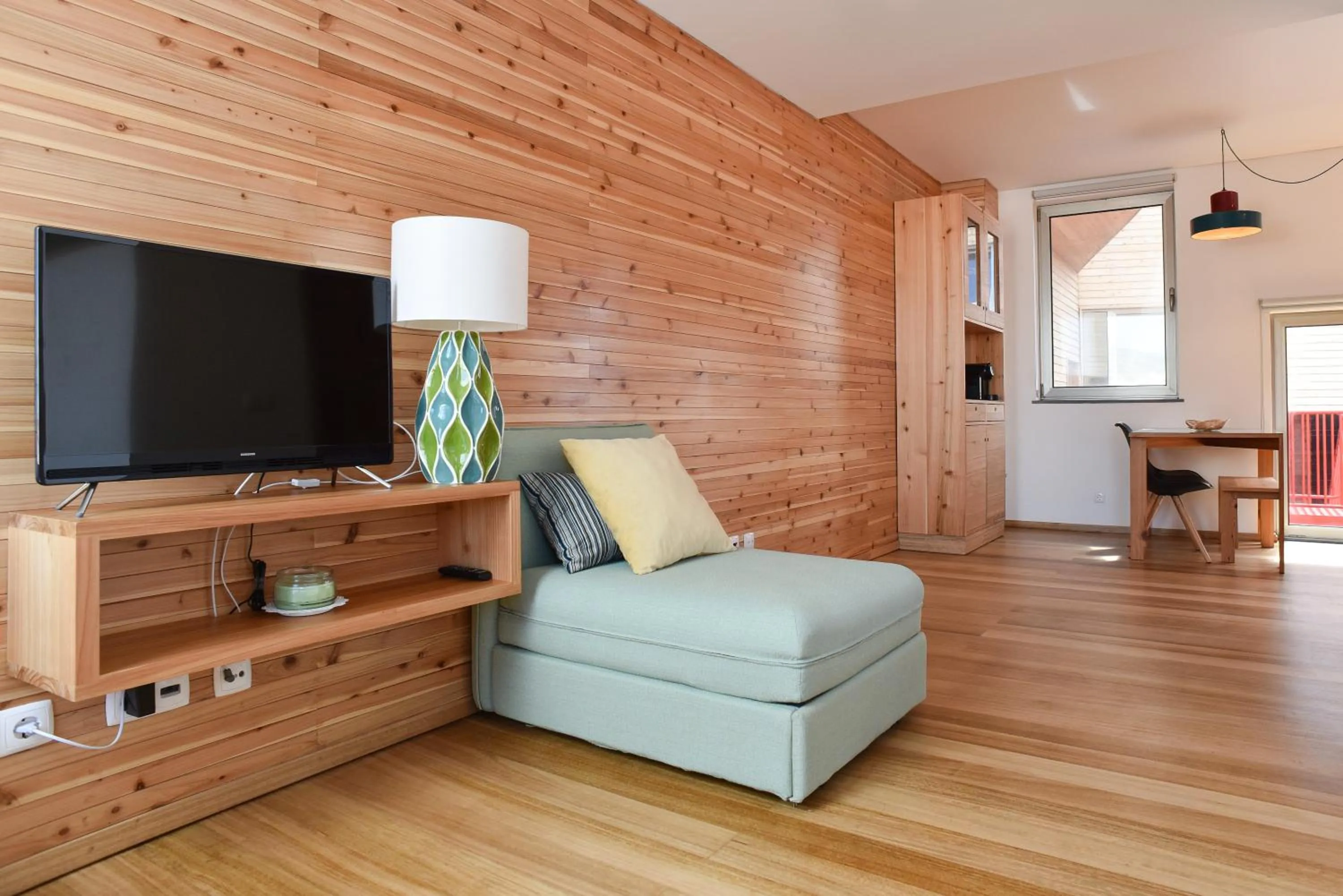 Living room in Porto Pim Bay