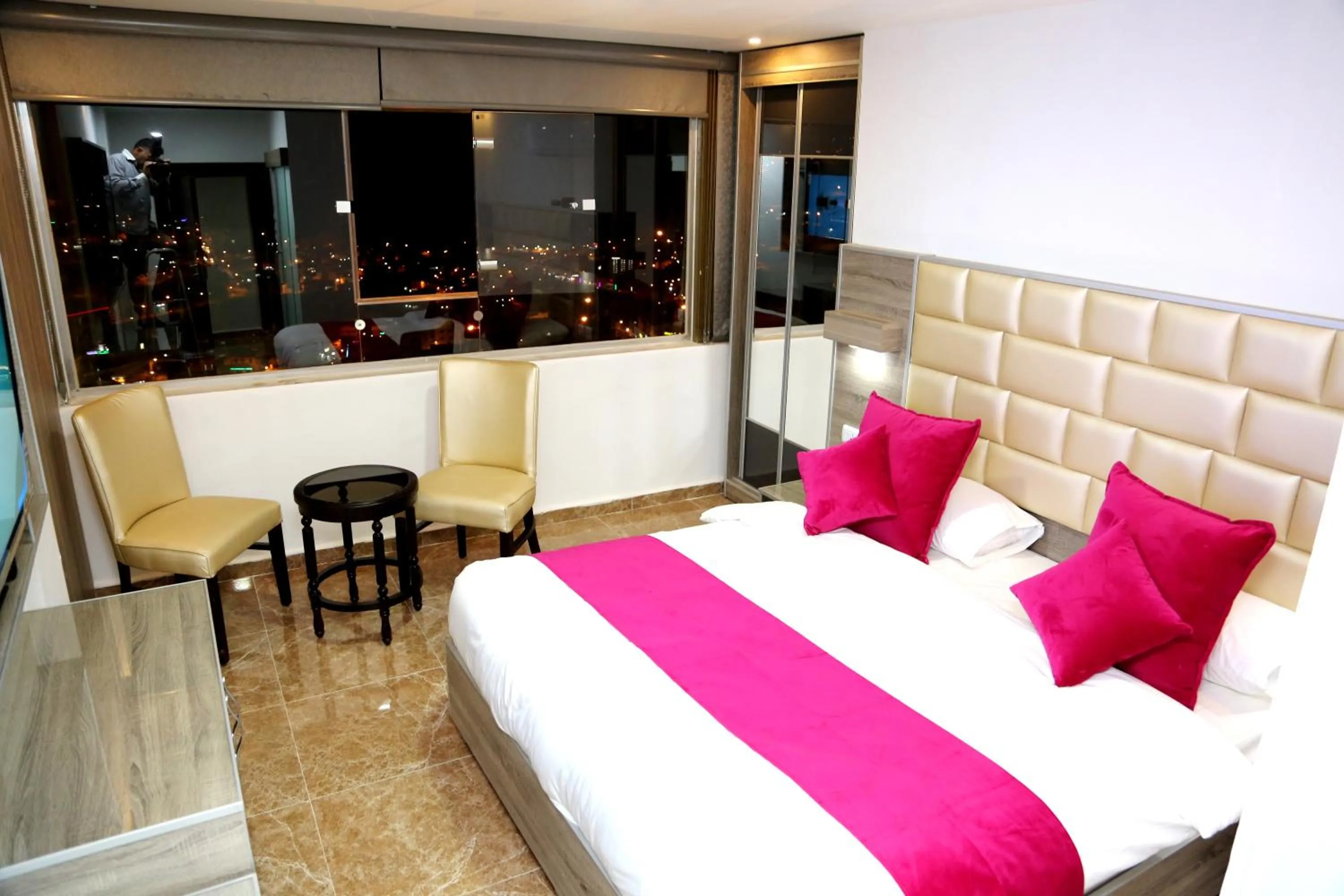 City view, Bed in Petra Sella Hotel