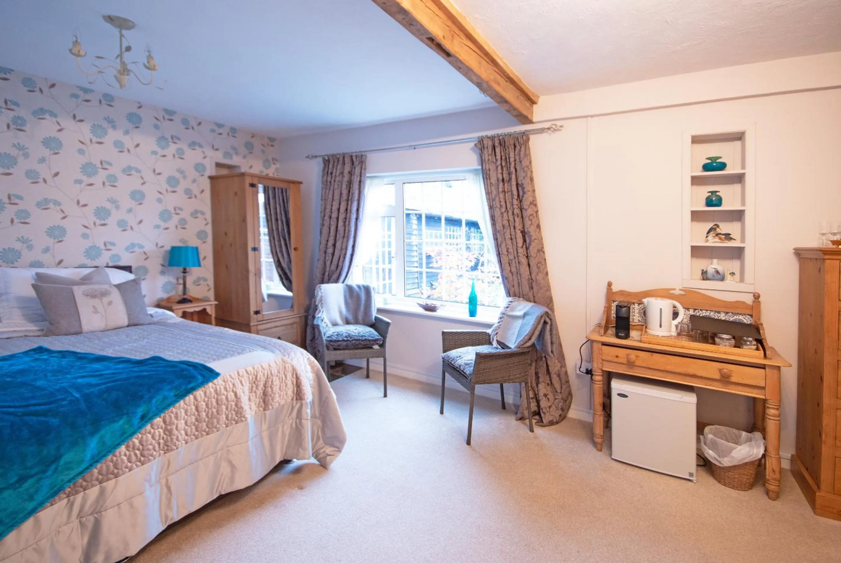 Bed in Magpies Lodge