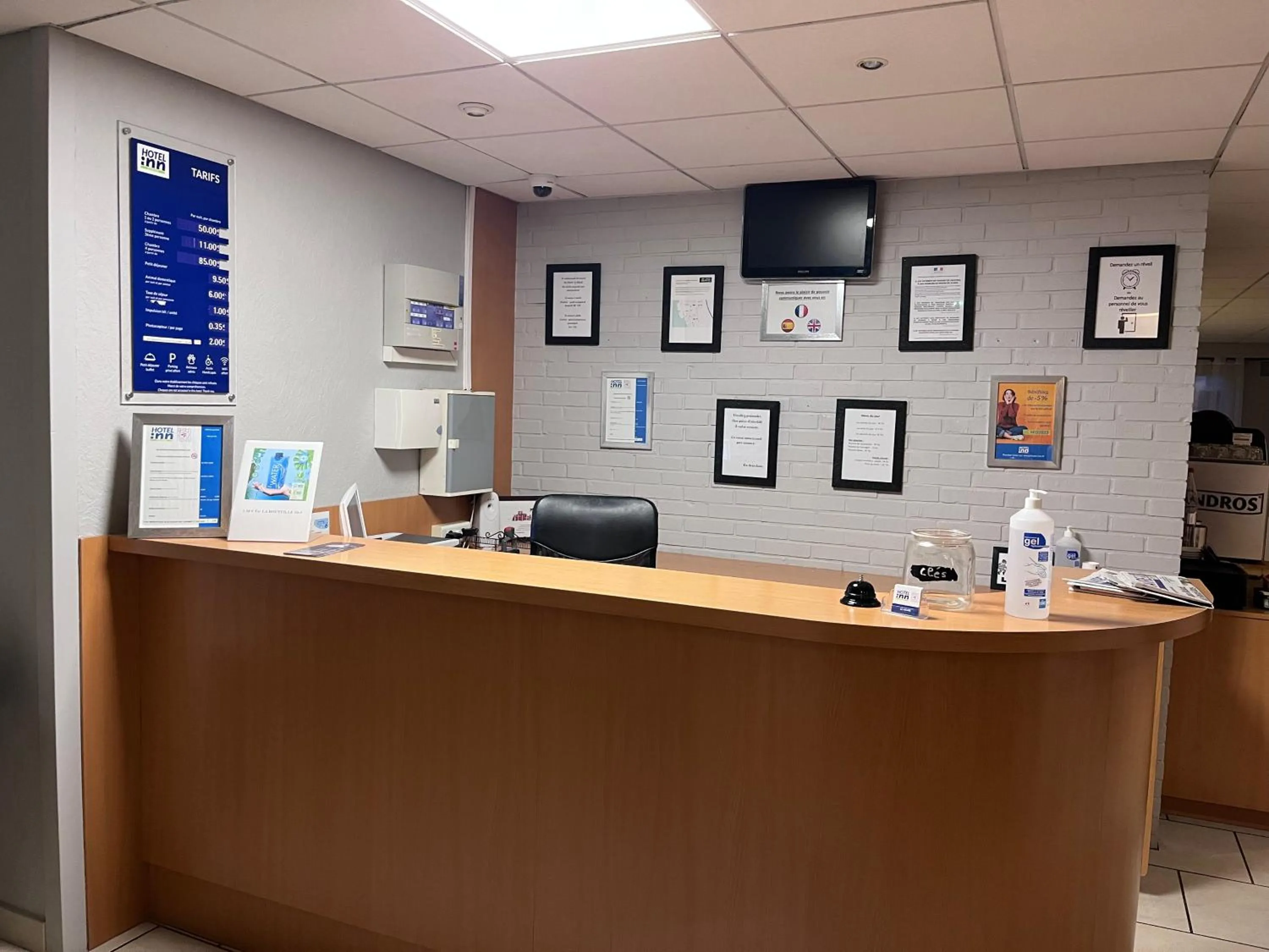 Lobby or reception in Hotel Inn Design Le Havre