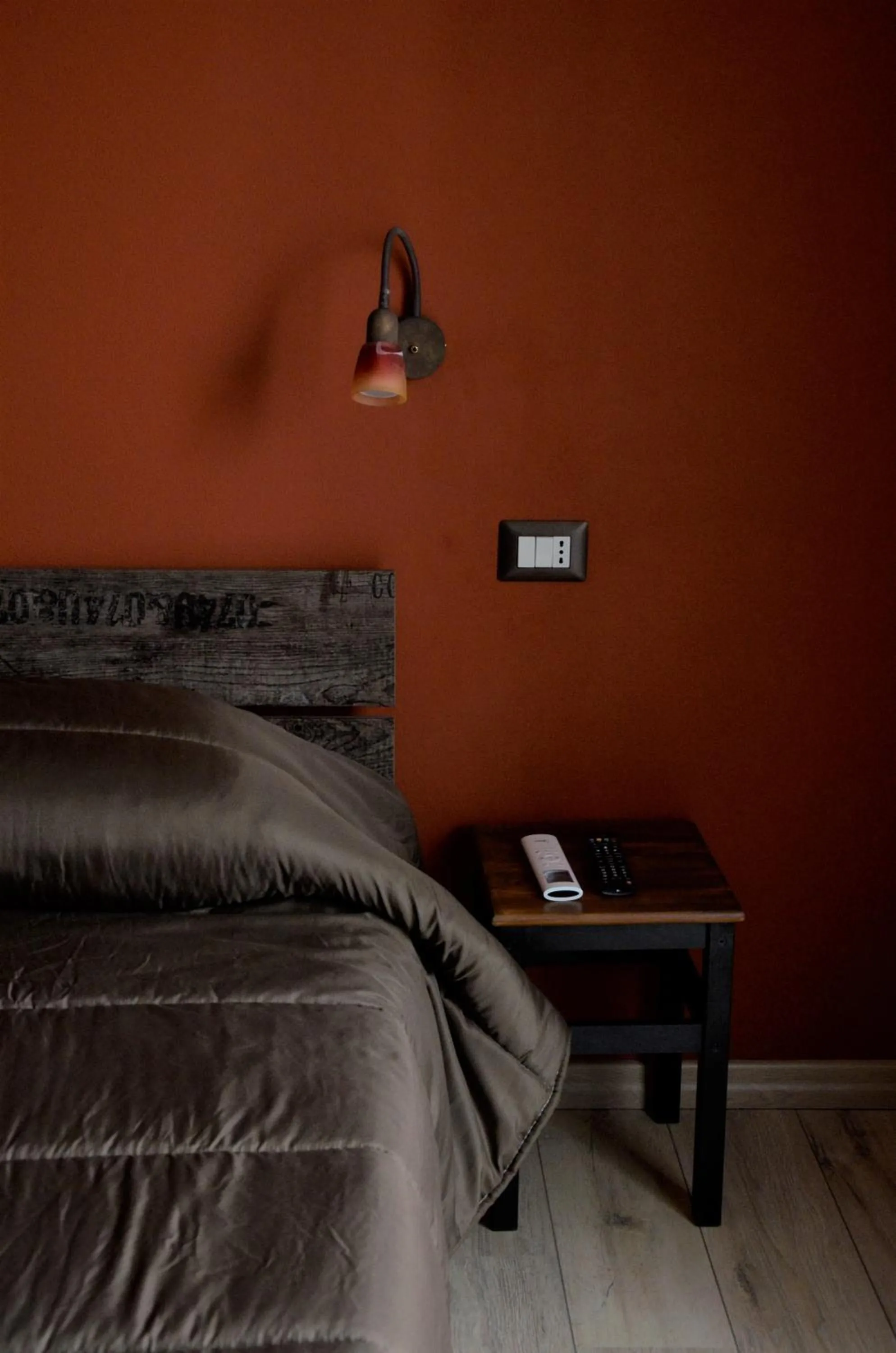 Decorative detail, Bed in Artista B&B