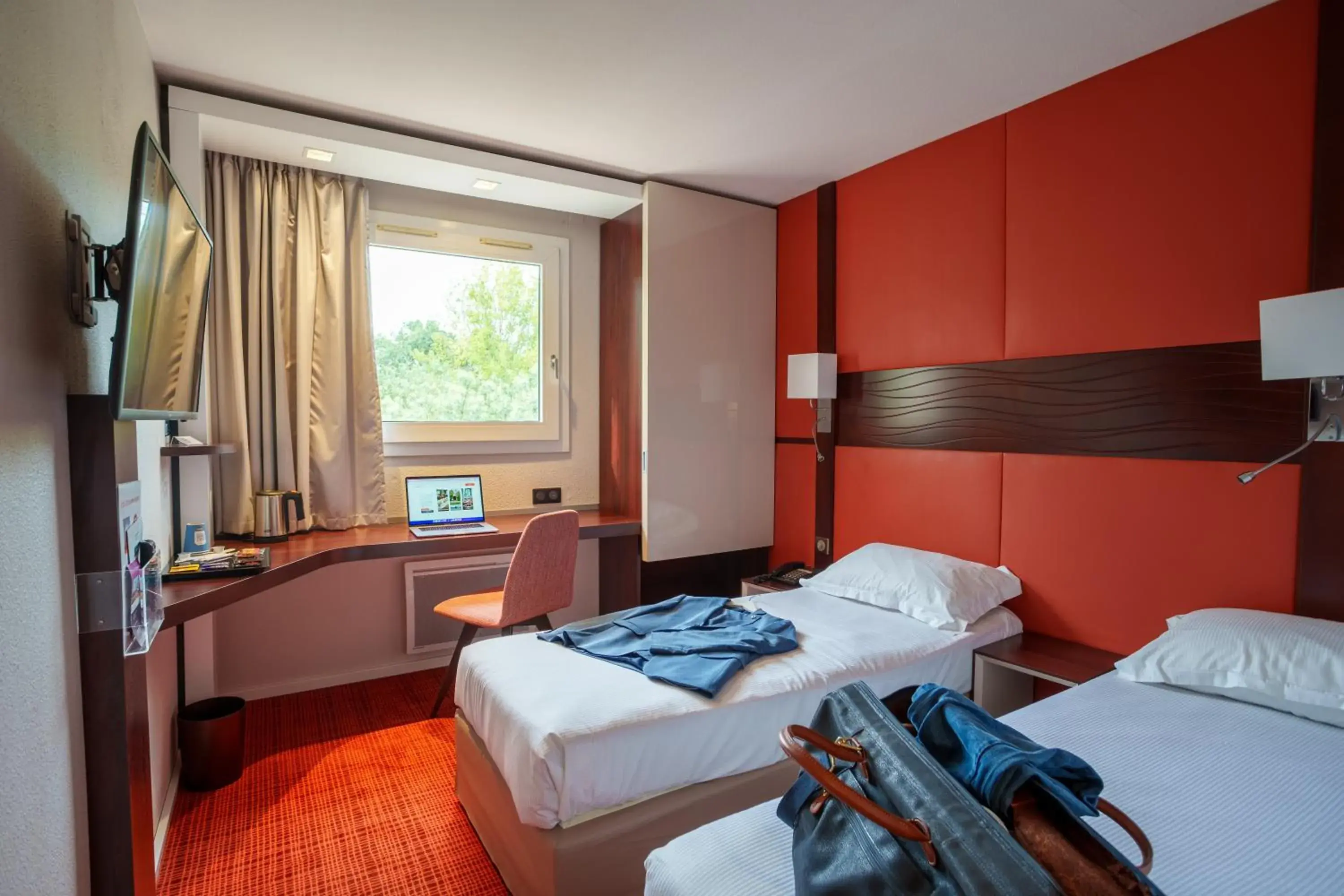 Bed in Kyriad Nantes Sud - Bouaye Aéroport Bed in Kyriad Nantes Sud - Bouaye Aéroport