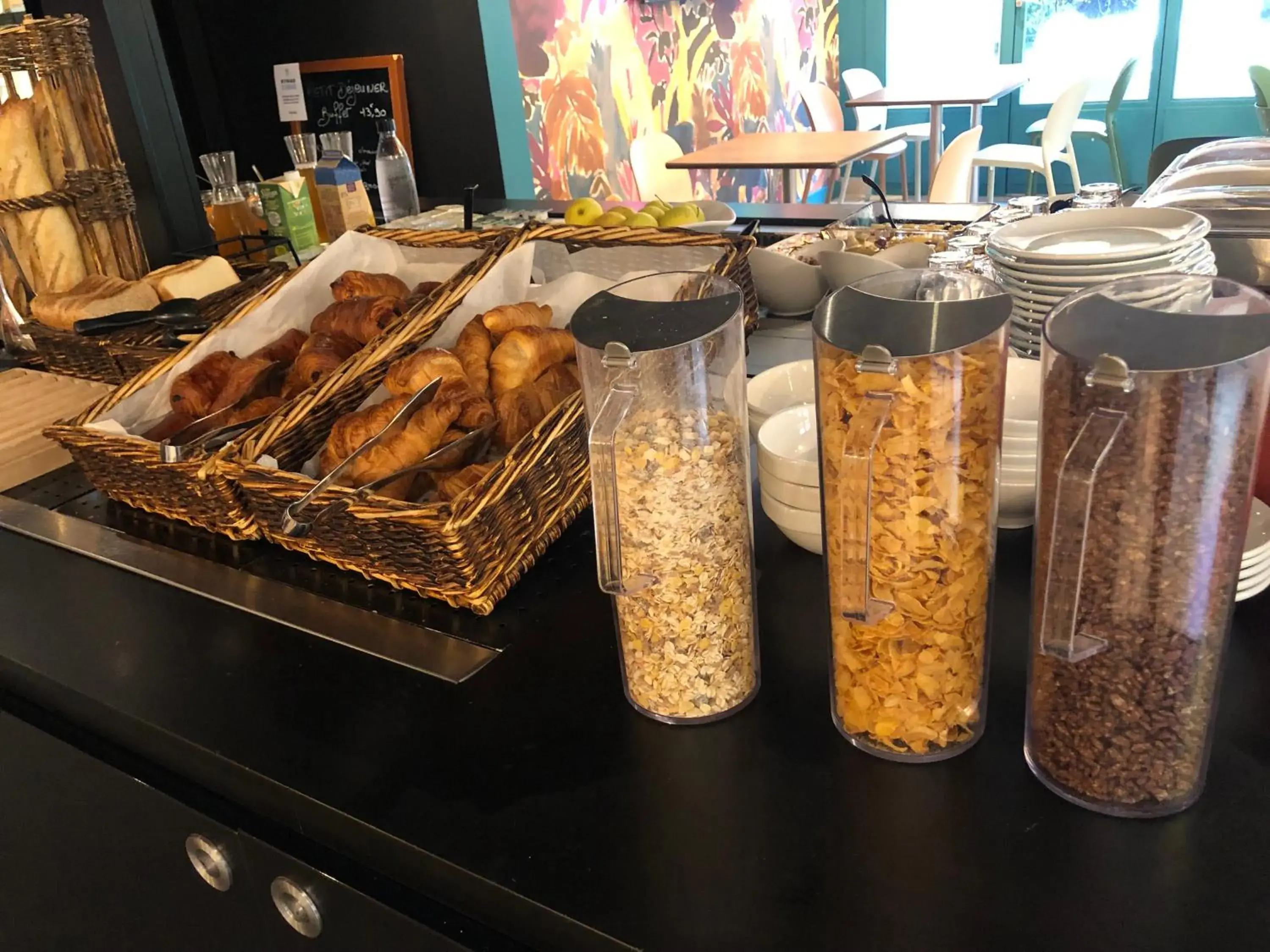 Buffet breakfast in KYRIAD HONFLEUR - La Riviere Saint Sauveur Buffet breakfast in KYRIAD HONFLEUR - La Riviere Saint Sauveur