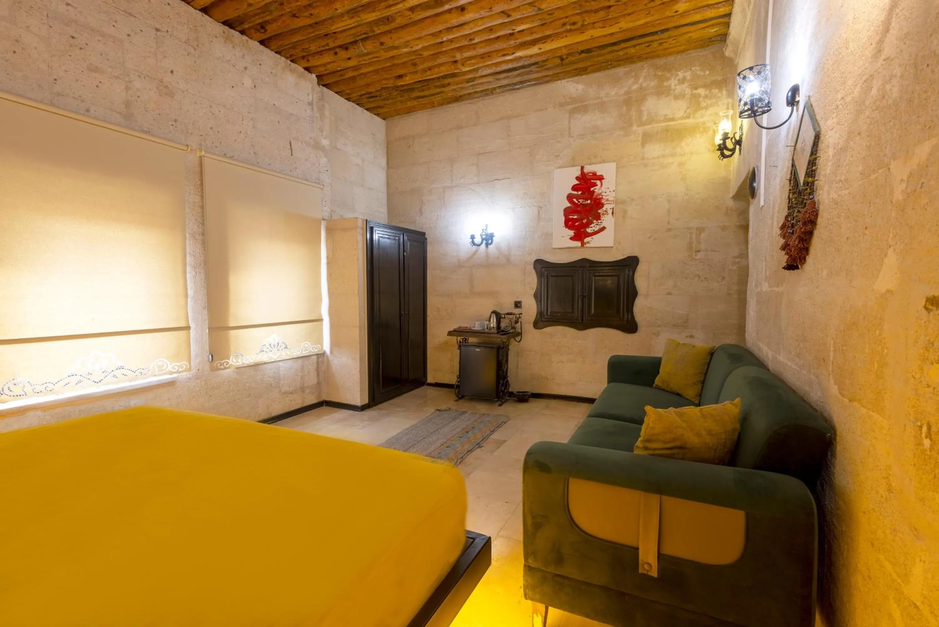 Bed in Drala Inn Cappadocia