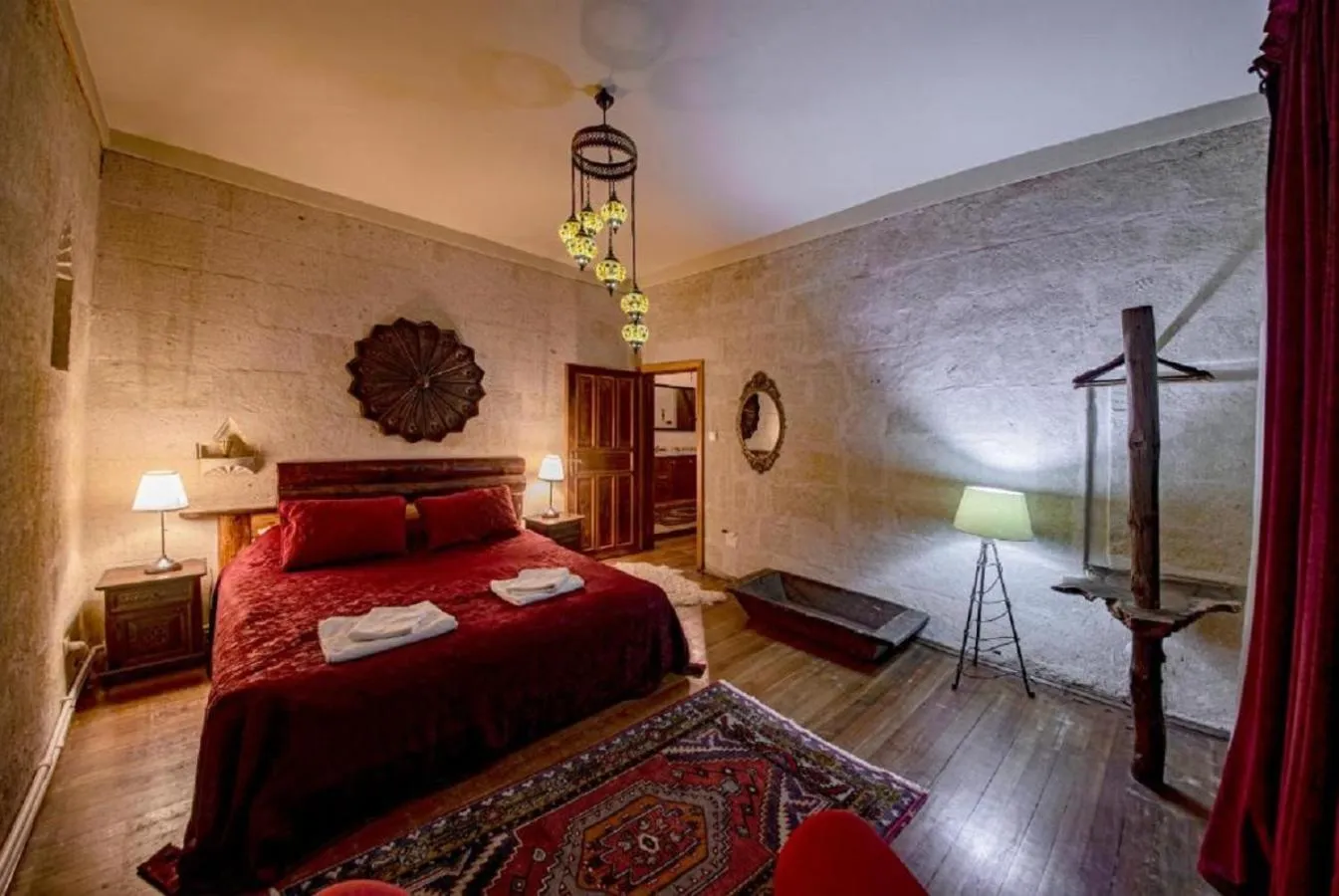 Bed in Drala Inn Cappadocia