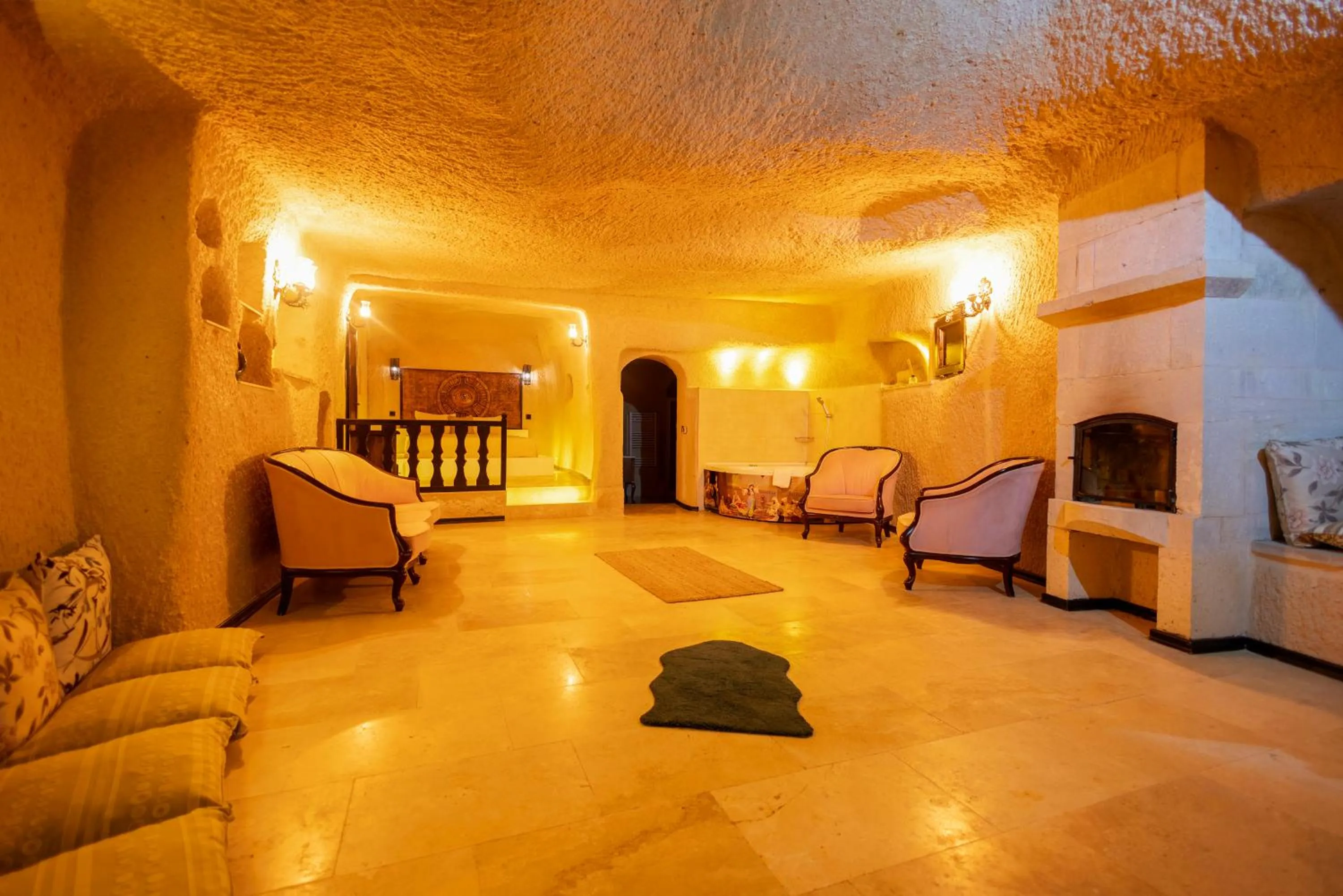 Bed in Drala Inn Cappadocia