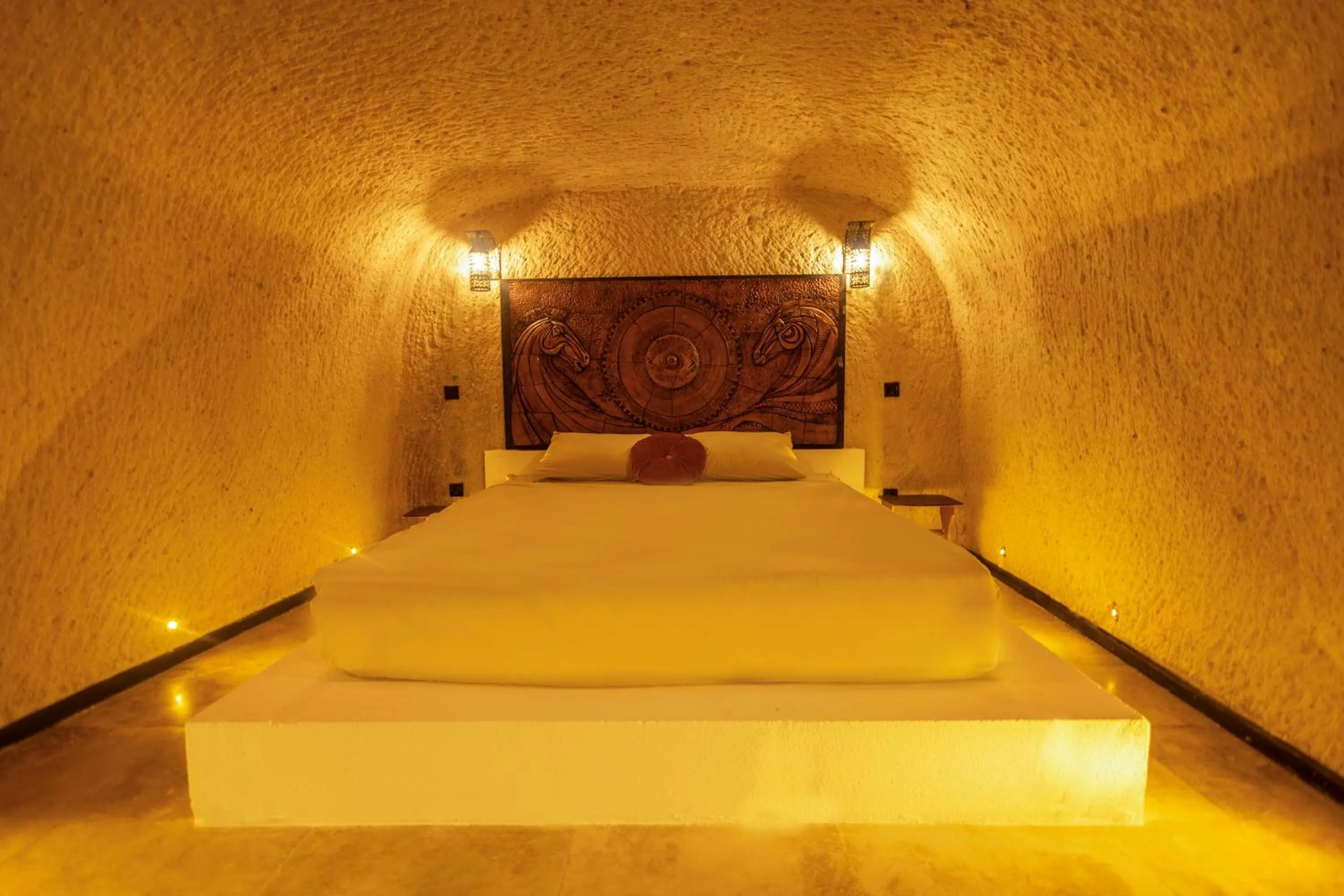 Bed in Drala Inn Cappadocia