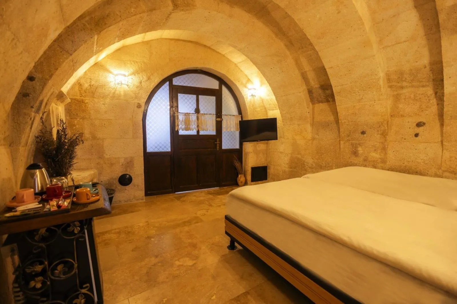 Bed in Drala Inn Cappadocia