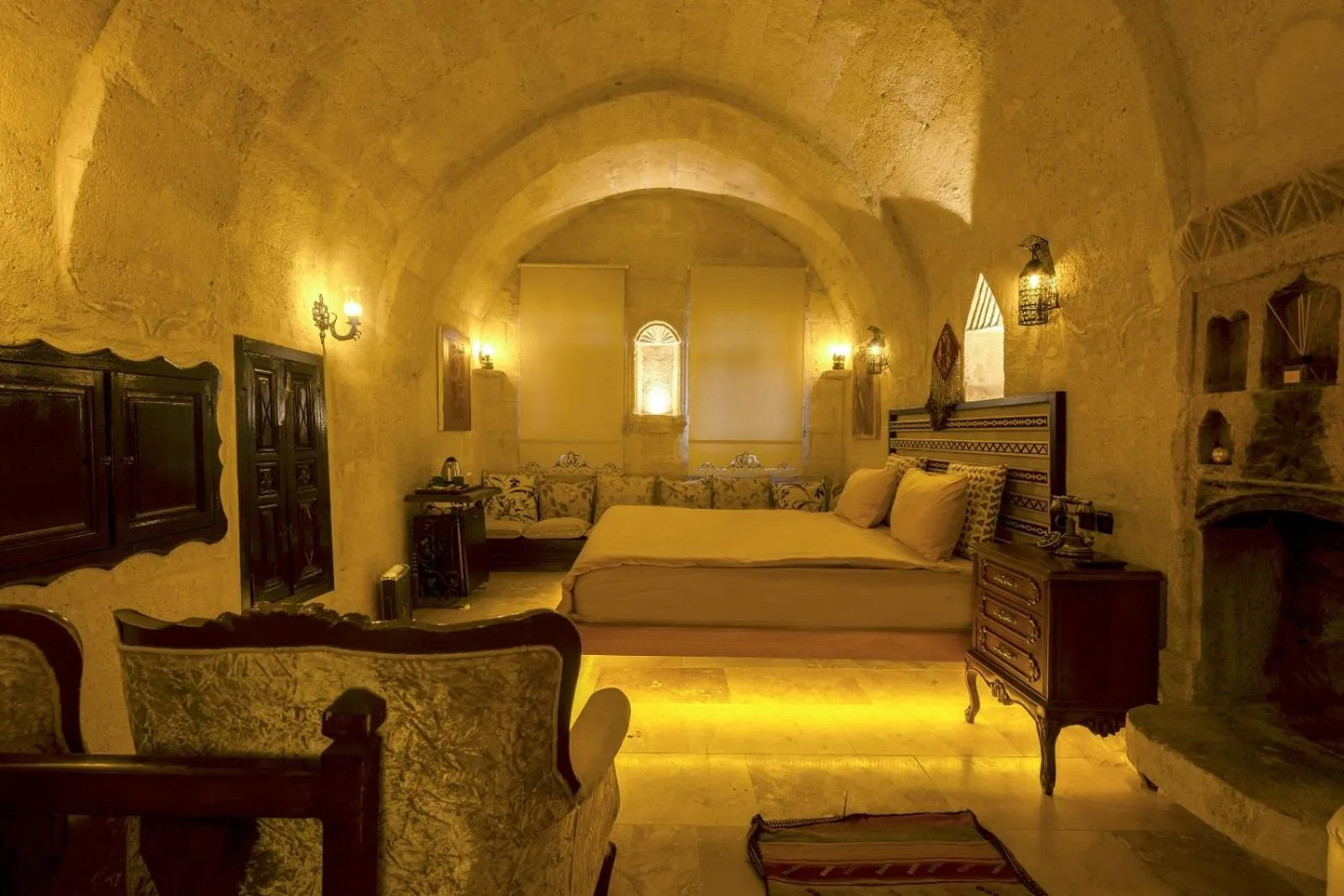 Bed in Drala Inn Cappadocia