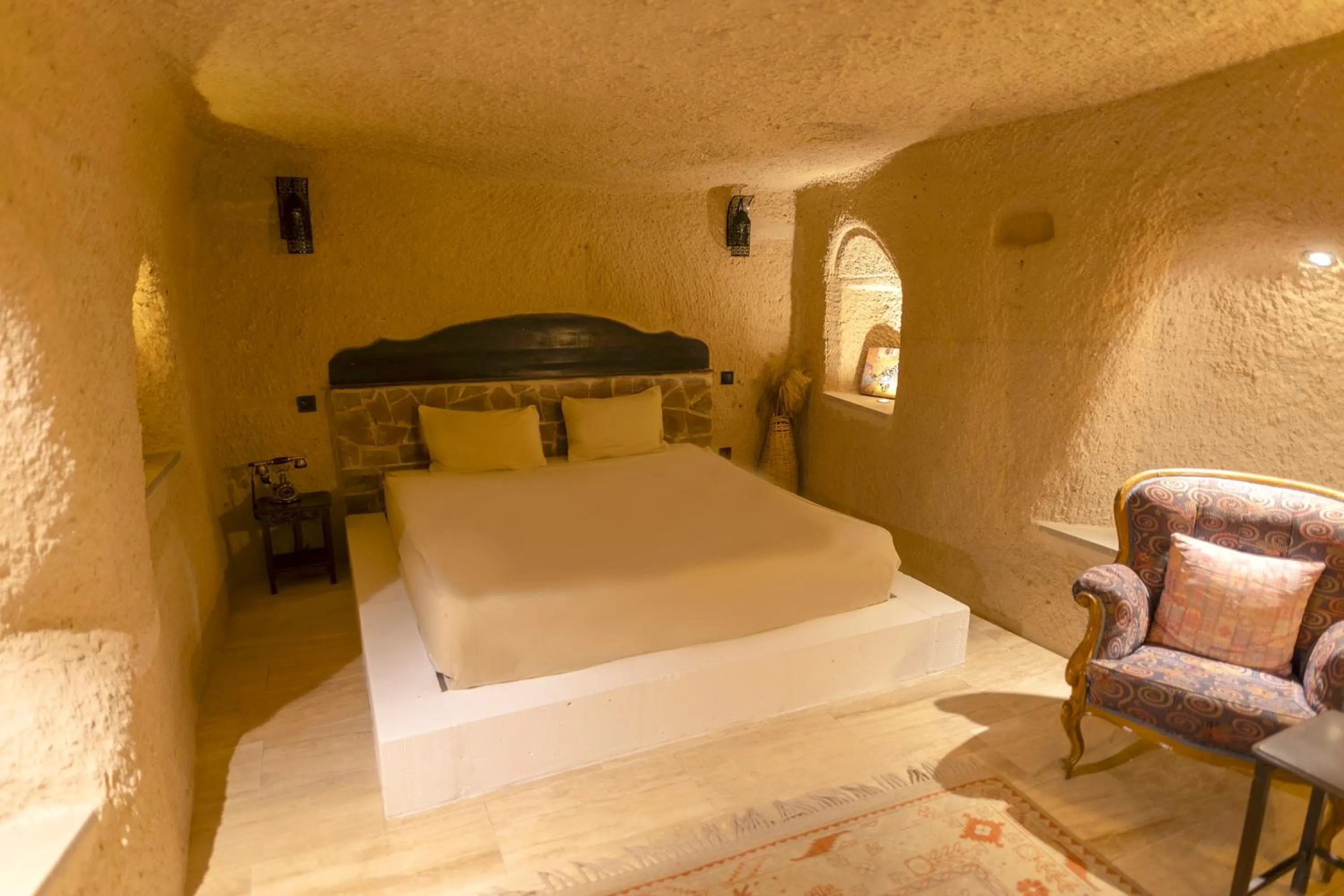 Bed in Drala Inn Cappadocia