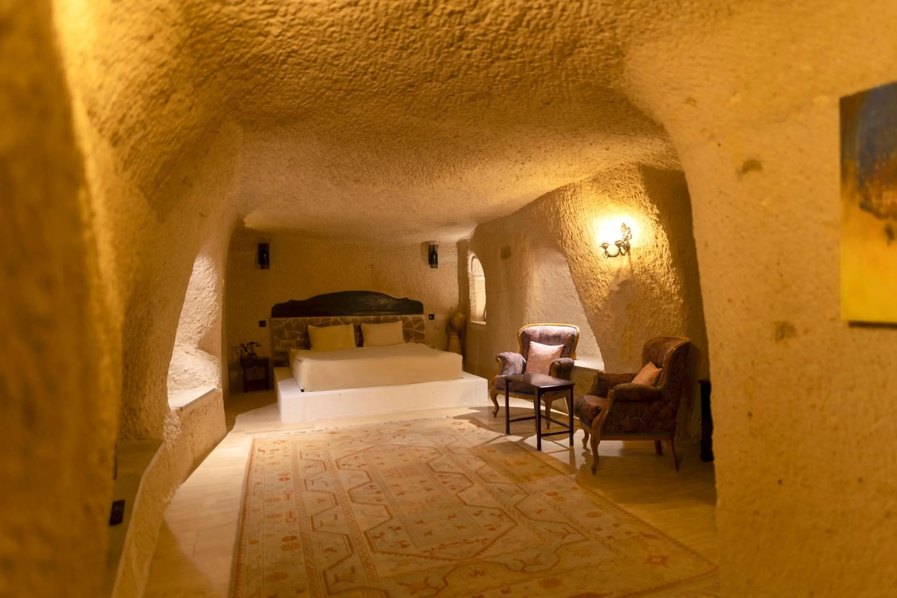 Bed in Drala Inn Cappadocia