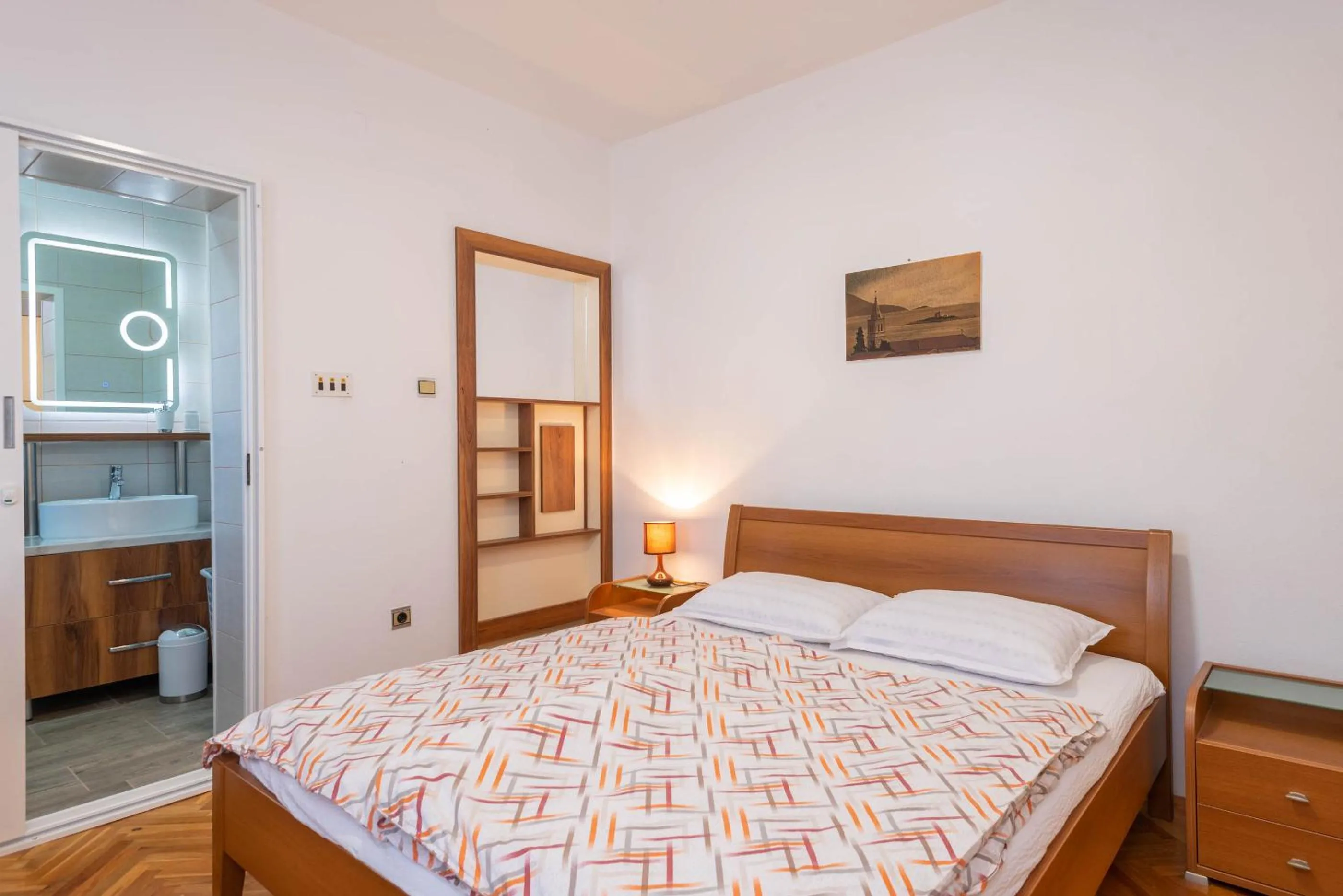 Bedroom, Bed in Villa Marina