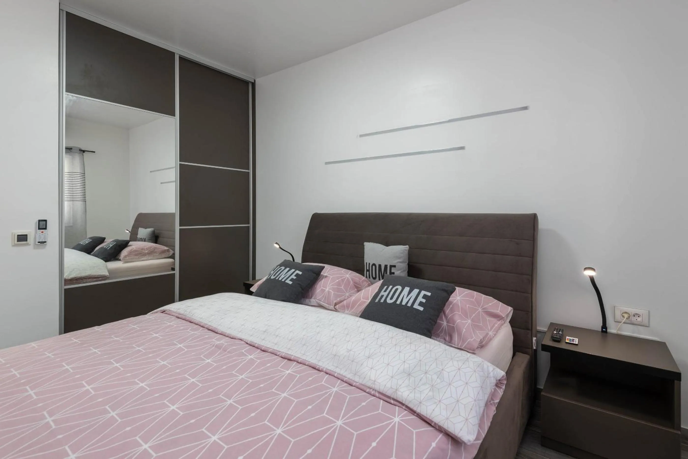Bedroom, Bed in Villa Marina