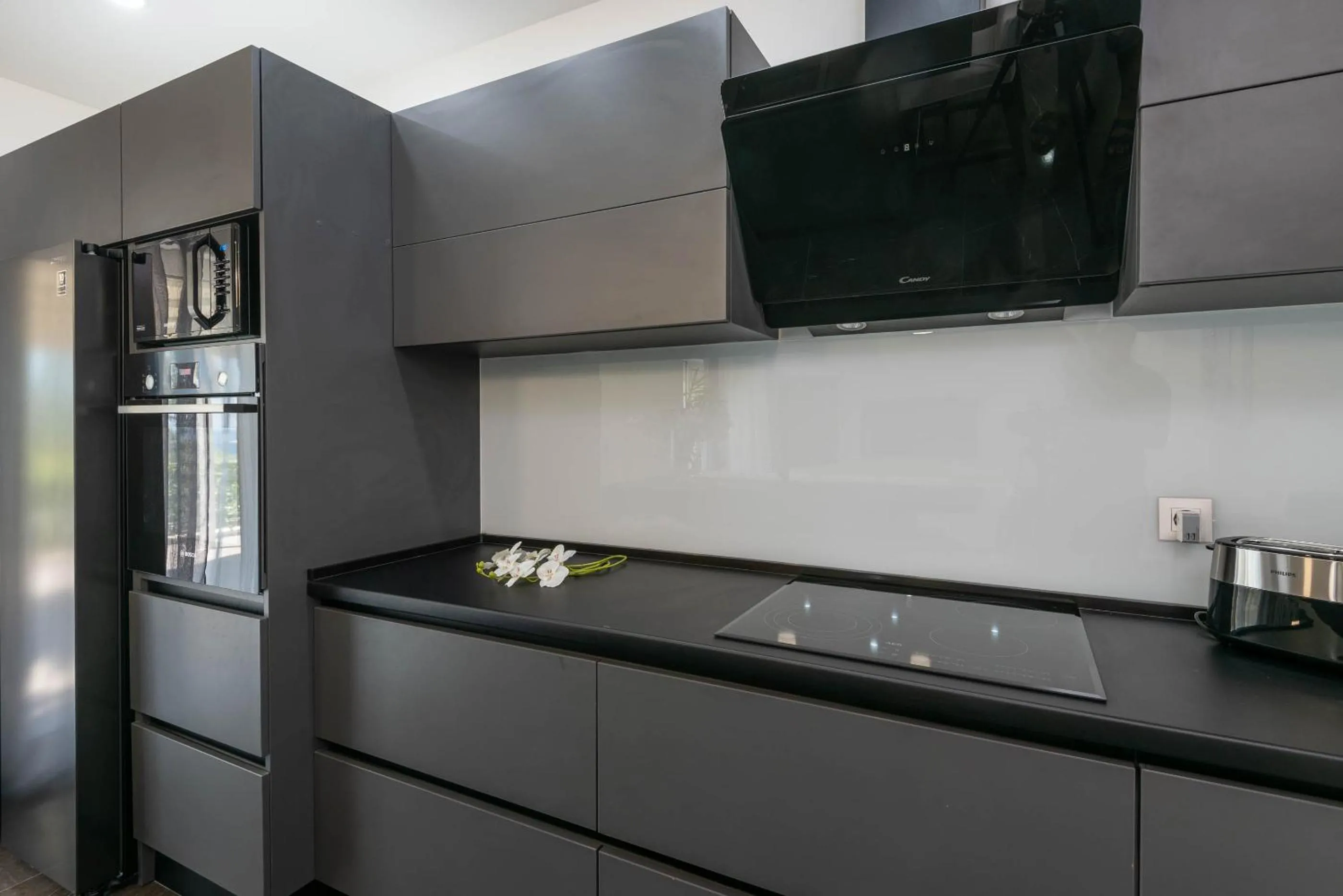 Kitchen or kitchenette in Villa Marina