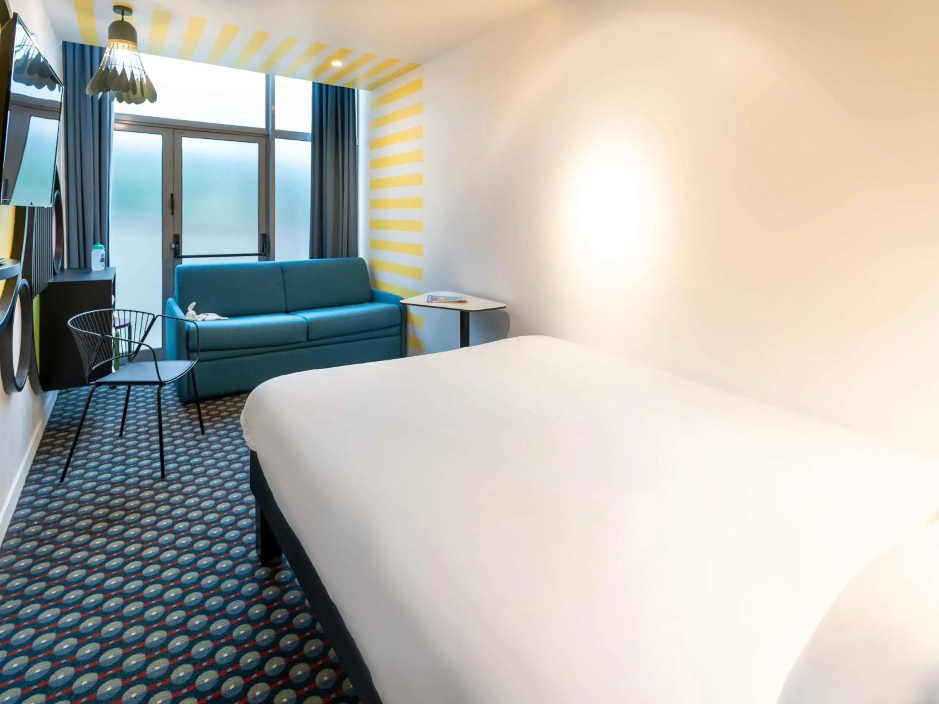 Bedroom, Bed in Ibis Styles Paris Saint Denis Pleyel Bedroom, Bed in Ibis Styles Paris Saint Denis Pleyel