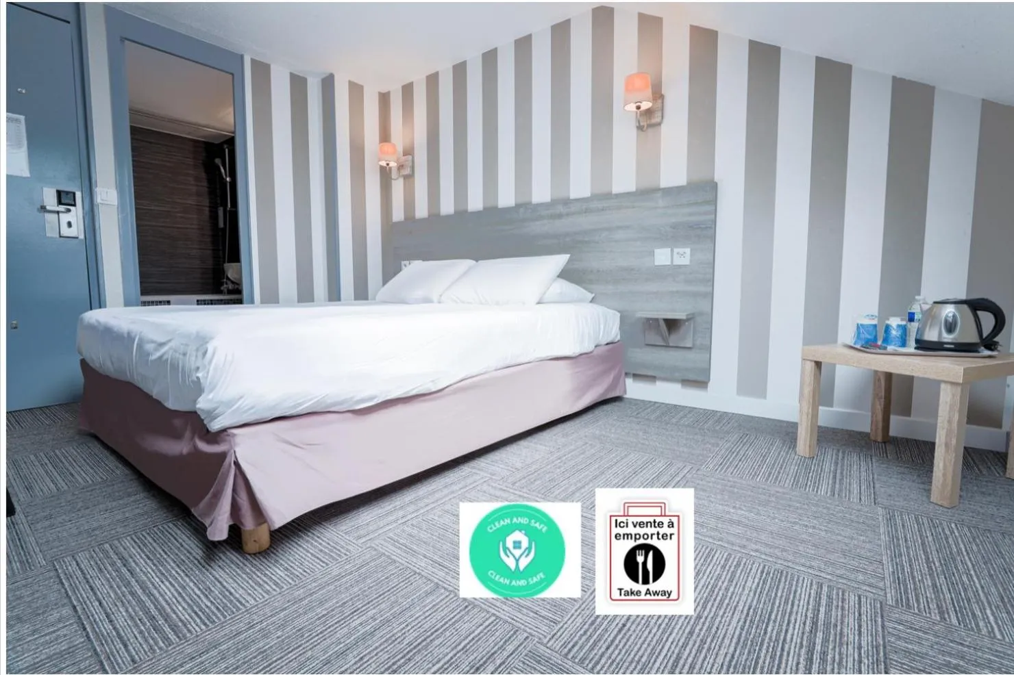 Bedroom, Bed in Kyriad Valenciennes Sud - Rouvignies