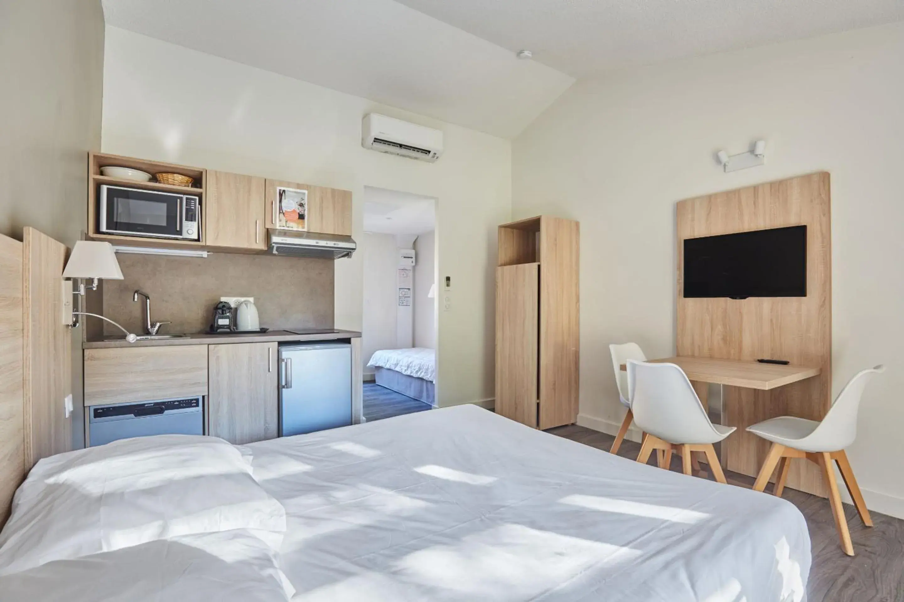 Bedroom, Bed in Résidence Odalys Le Village Camarguais Les Gardians Bedroom, Bed in Résidence Odalys Le Village Camarguais Les Gardians