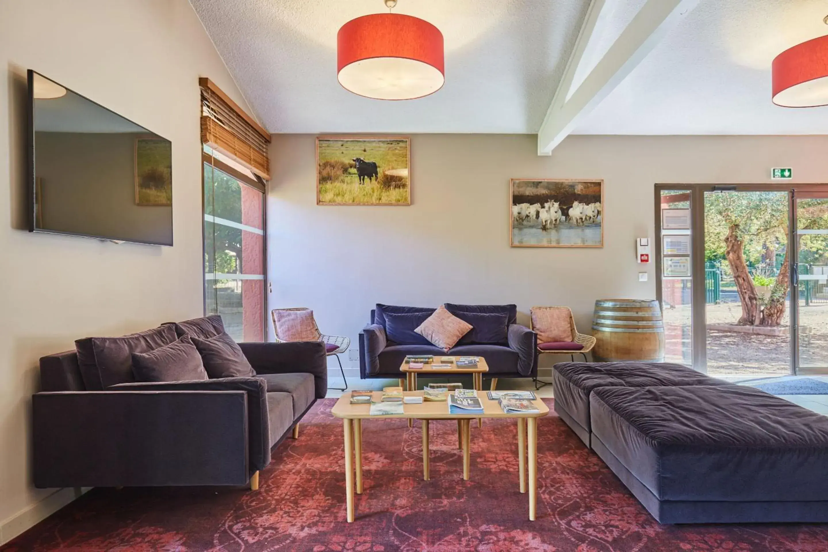 Lobby or reception in Résidence Odalys Le Village Camarguais Les Gardians Lobby or reception in Résidence Odalys Le Village Camarguais Les Gardians