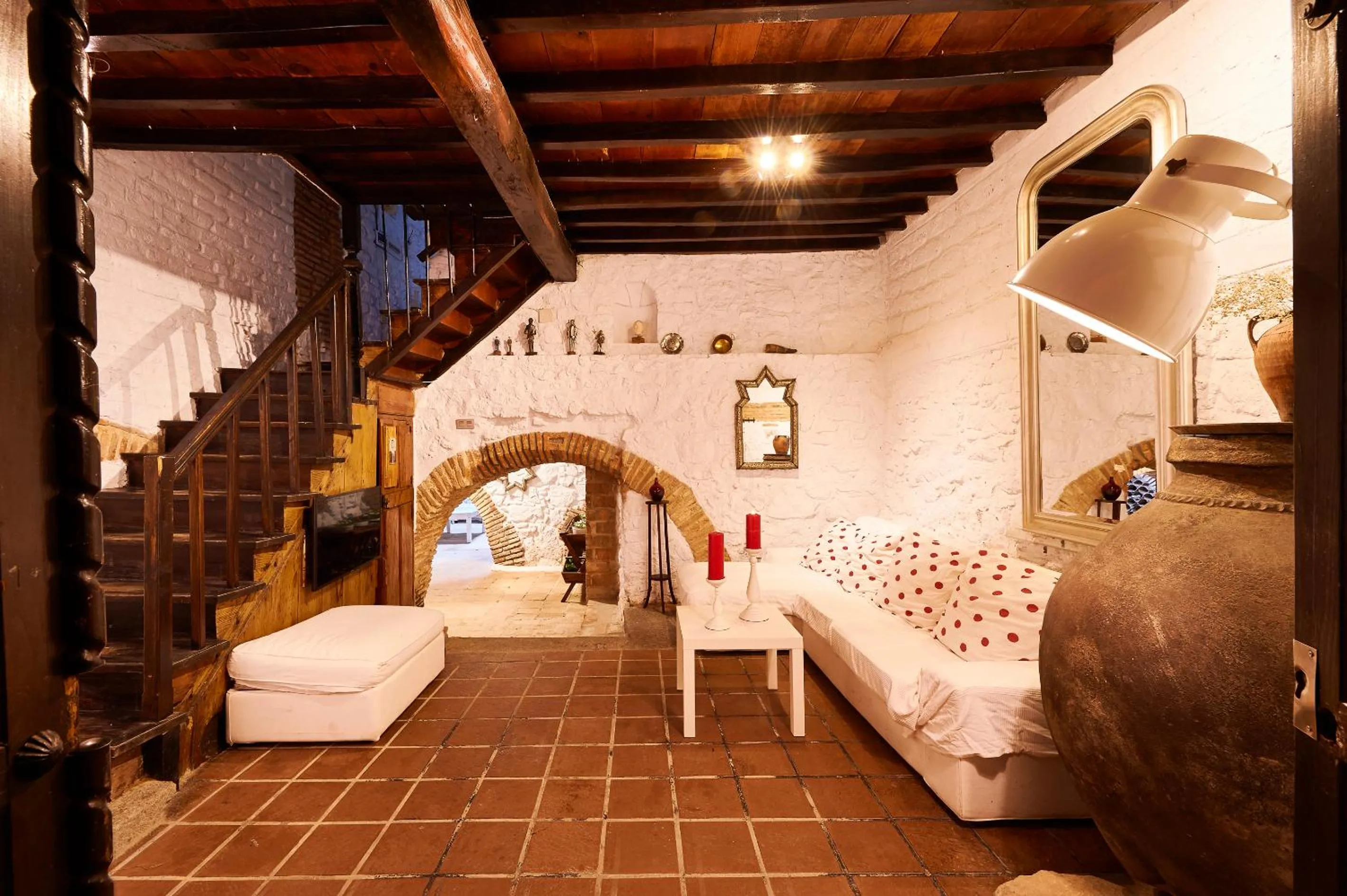 Communal lounge/ TV room in CR La Posada de los Sentidos