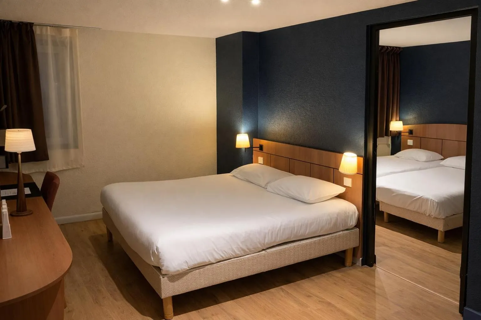 Photo of the whole room, Bed in Kyriad Montargis Amilly