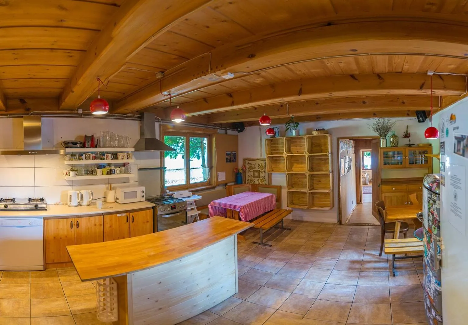 Communal kitchen in Chata MTB