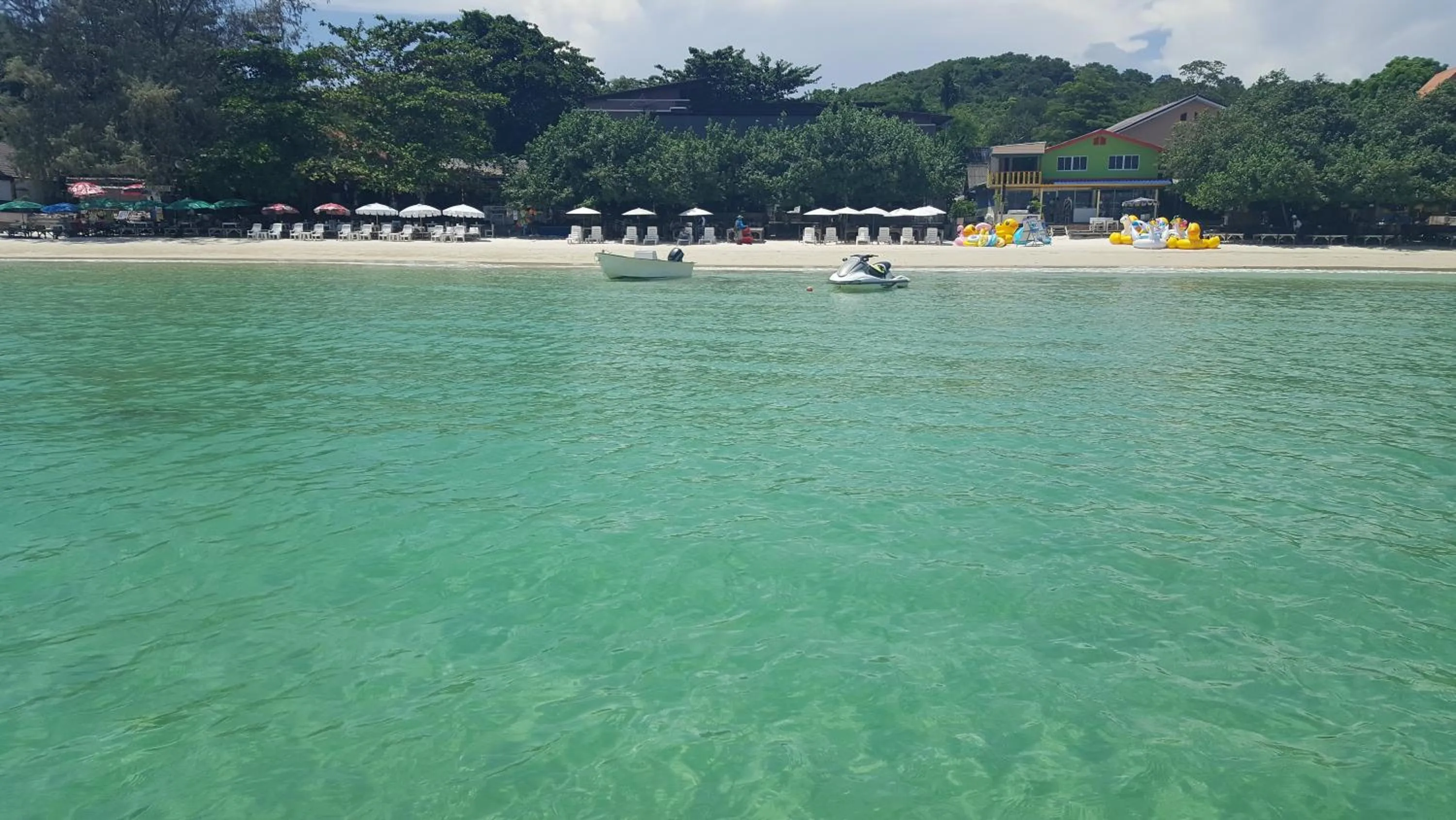 Beach in Crescent Bay Resort