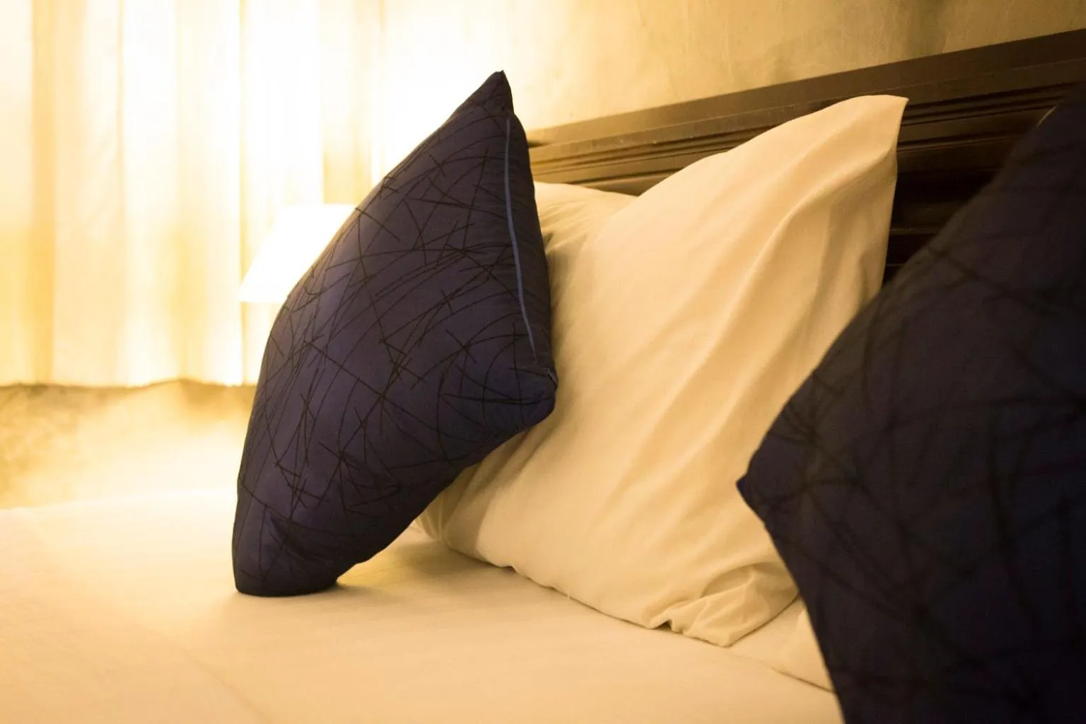 Bed in Crescent Bay Resort