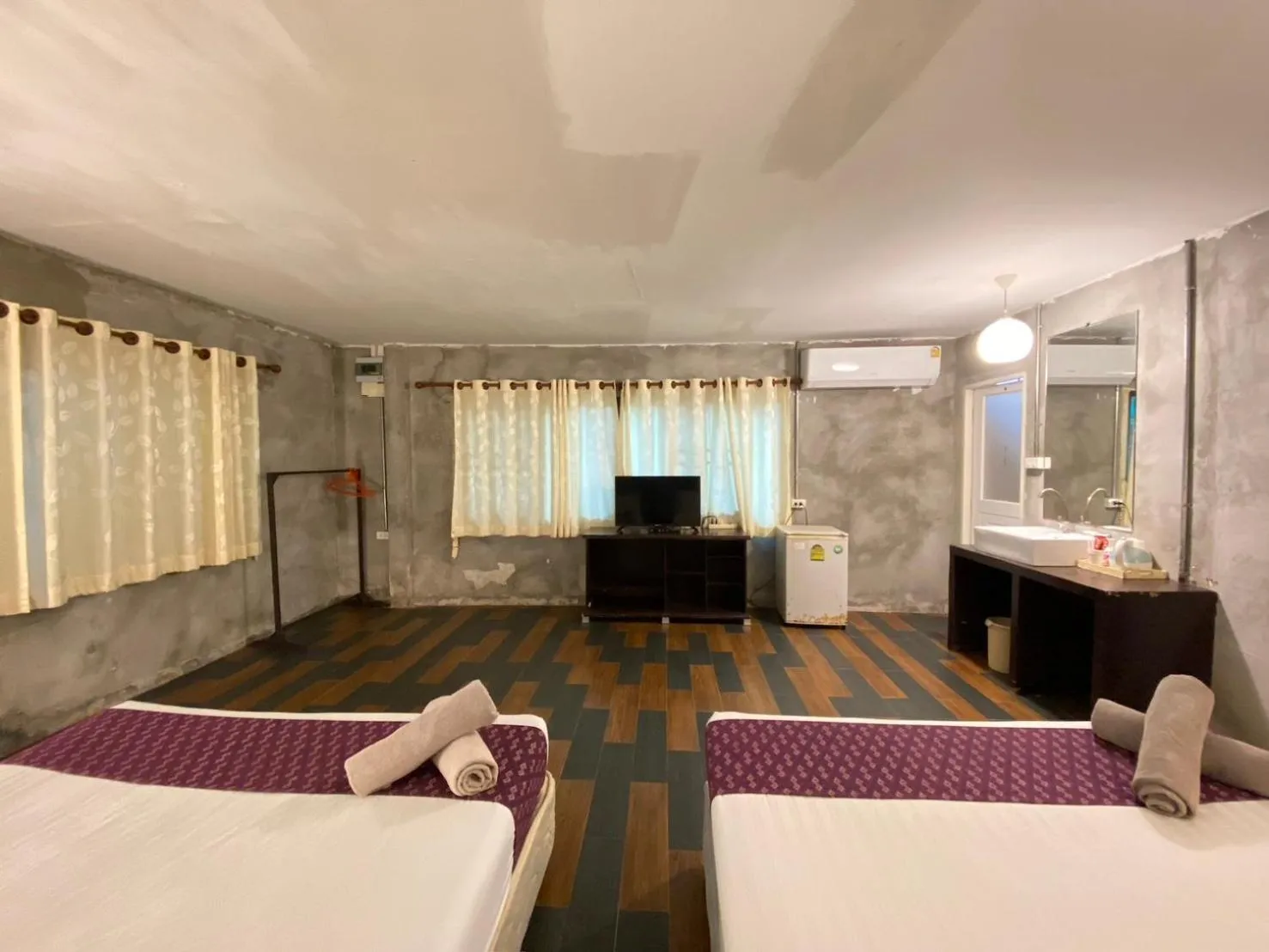 Bed in Crescent Bay Resort