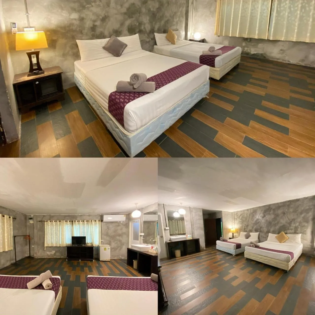 Bed in Crescent Bay Resort