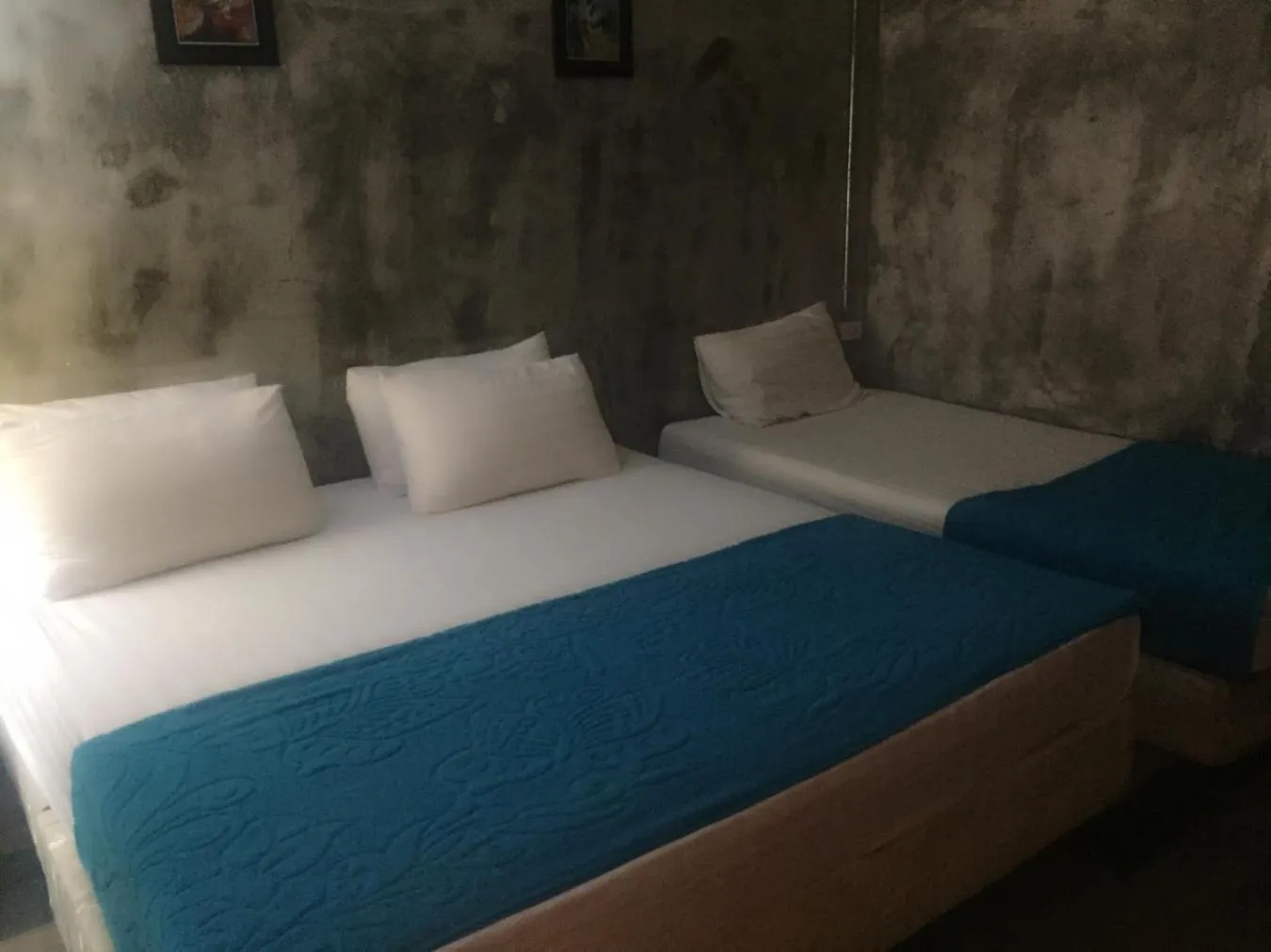 Bed in Crescent Bay Resort