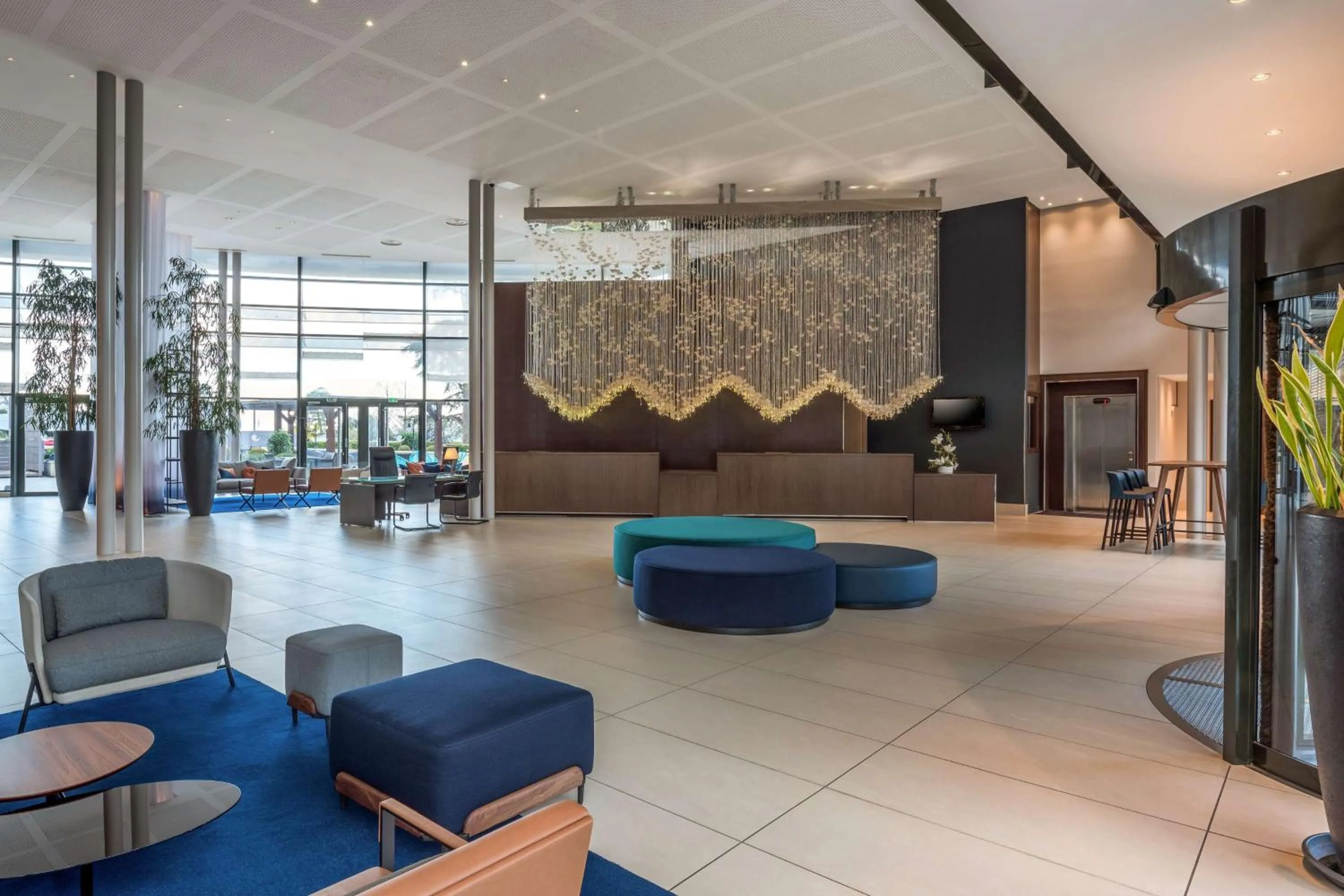 Lobby or reception in Hilton Evian Les Bains