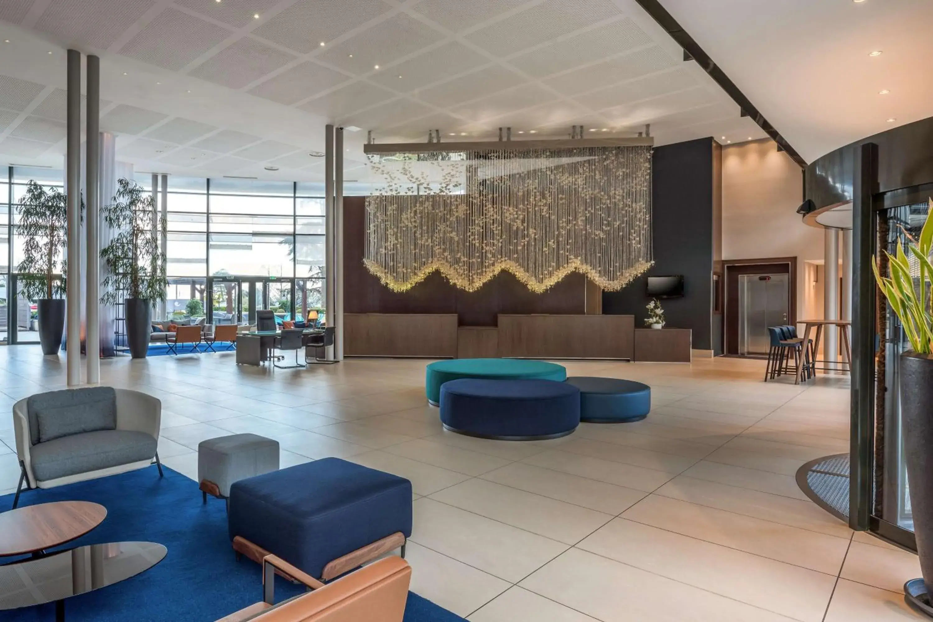Lobby or reception in Hilton Evian Les Bains Lobby or reception in Hilton Evian Les Bains