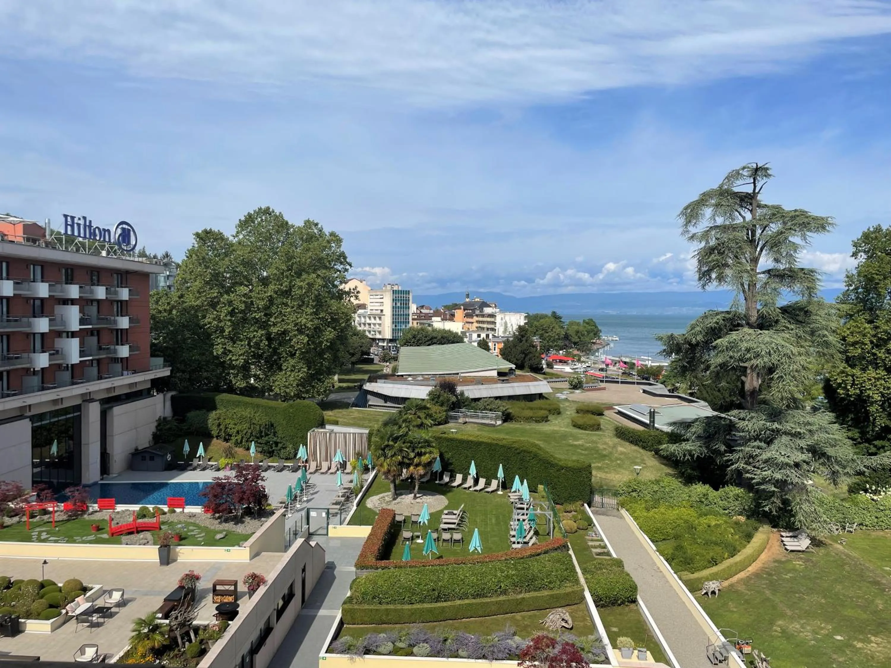 Lake view in Hilton Evian Les Bains