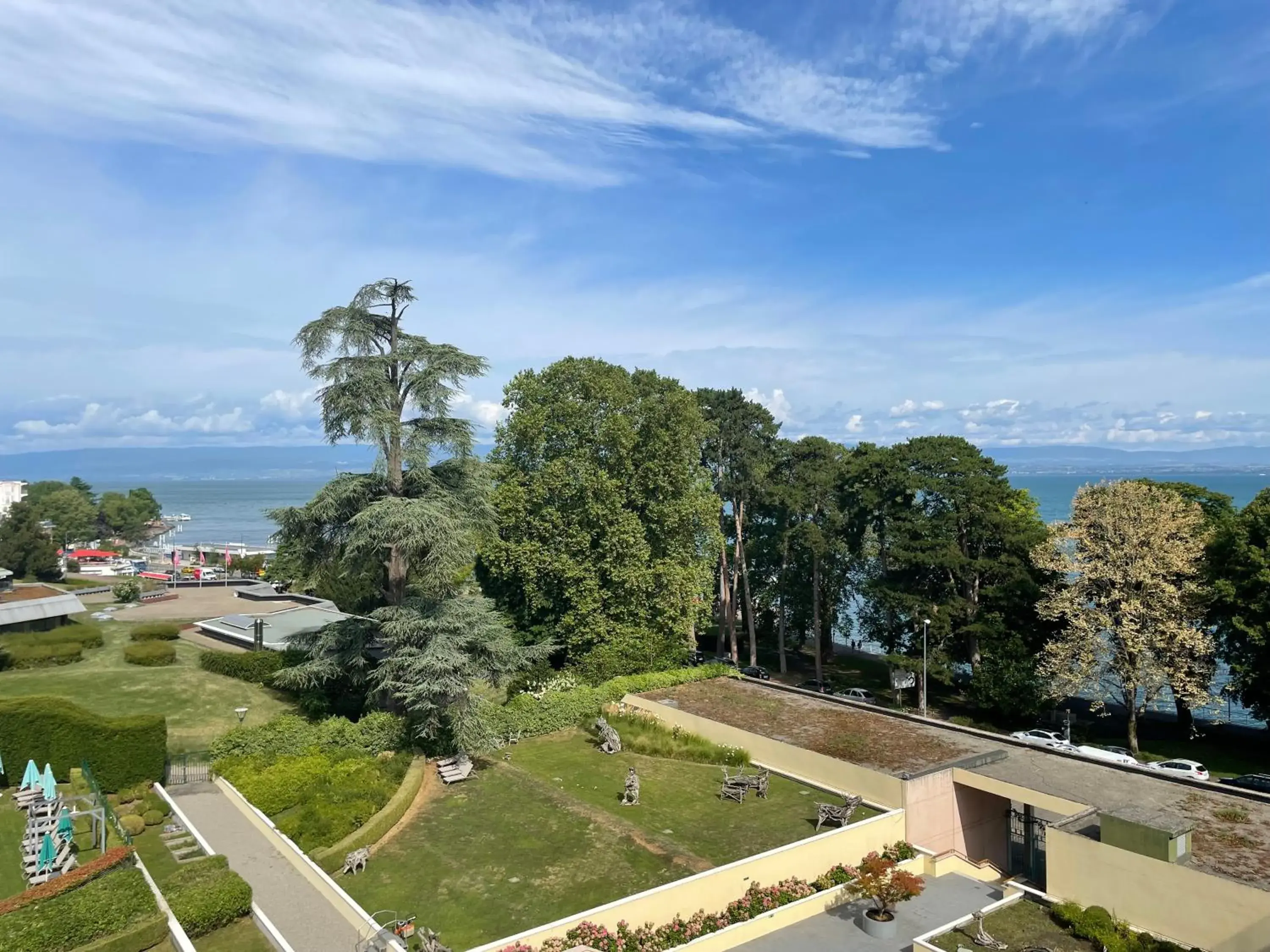 Lake view in Hilton Evian Les Bains Lake view in Hilton Evian Les Bains