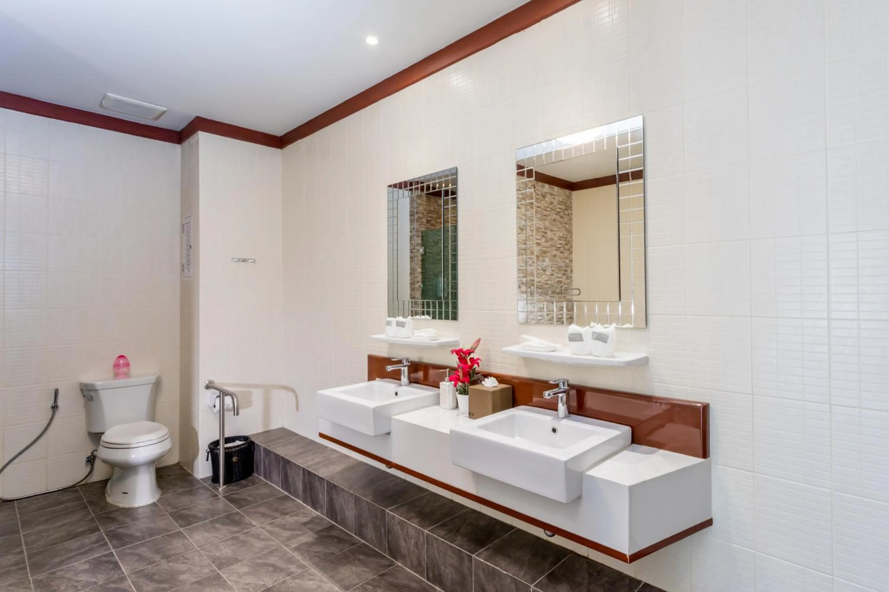 Bathroom in Erawan Phangnga Hotel, Natai Beach