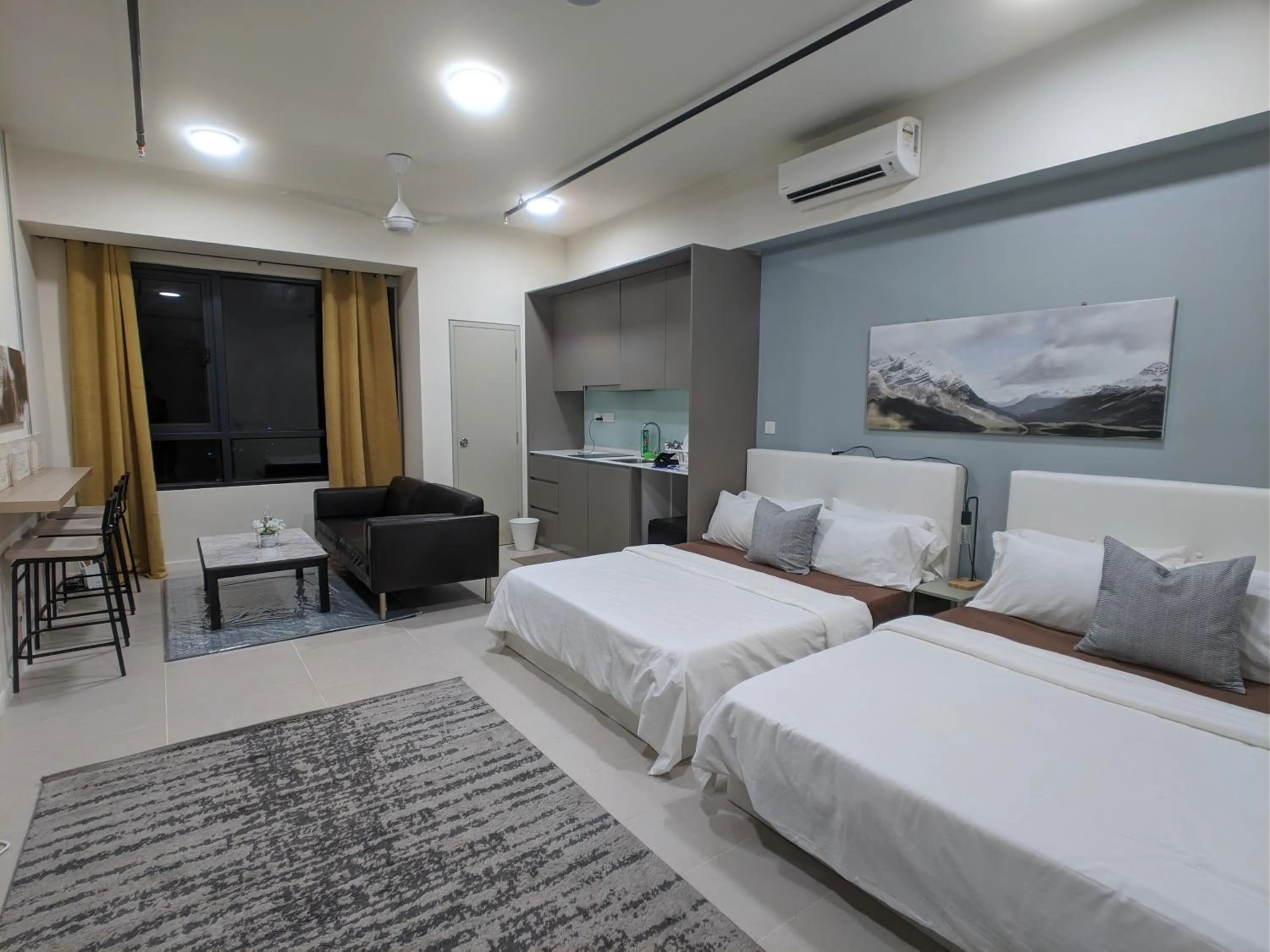 Bed in Tamarind Suites or D'Pulze Residence or Domain NeoCyber, click Room selection for location and pics