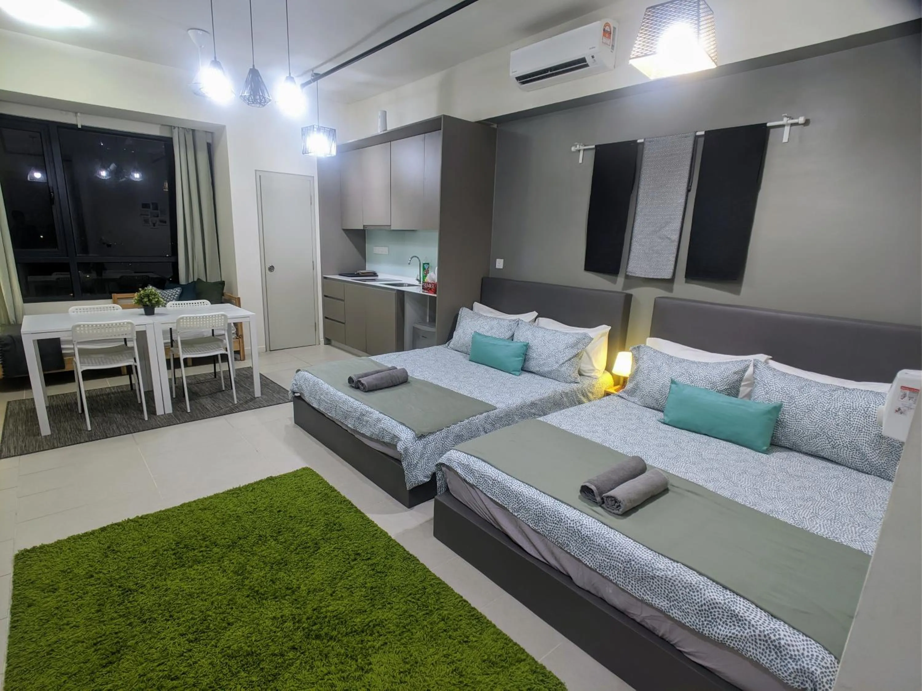 Bed in Tamarind Suites or D'Pulze Residence or Domain NeoCyber, click Room selection for location and pics