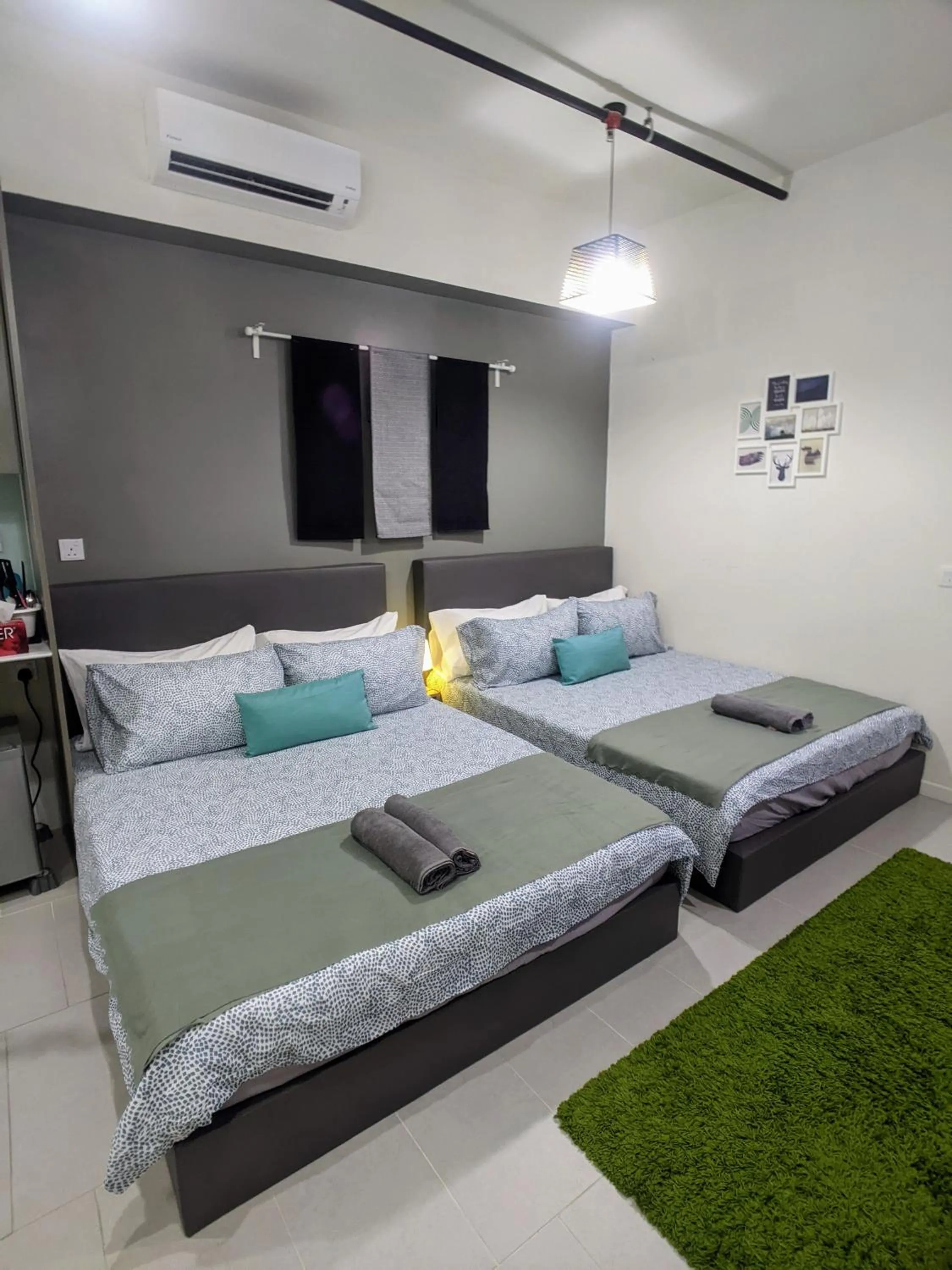 Bed in Tamarind Suites or D'Pulze Residence or Domain NeoCyber, click Room selection for location and pics