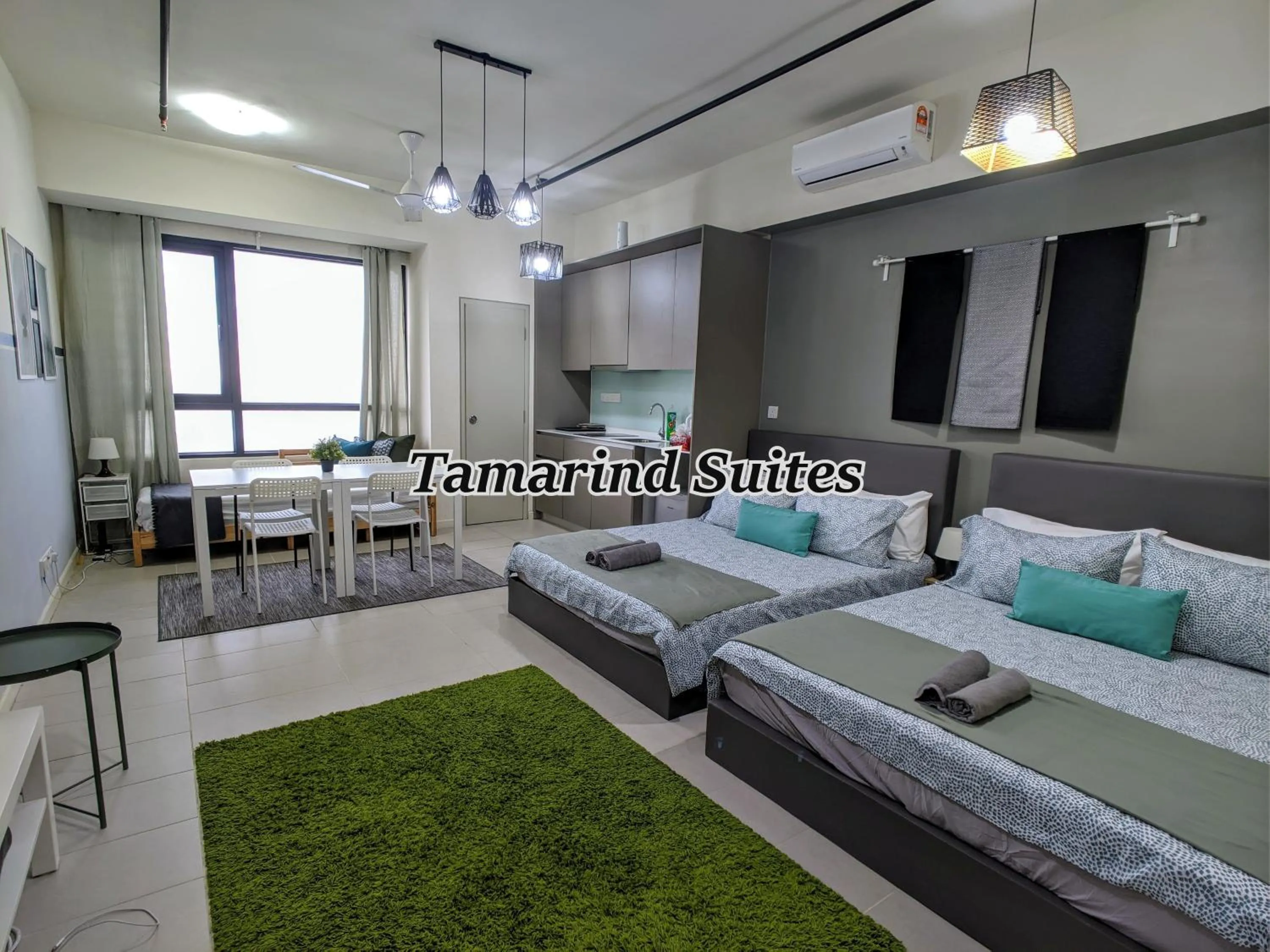 Bed in Tamarind Suites or D'Pulze Residence or Domain NeoCyber, click Room selection for location and pics