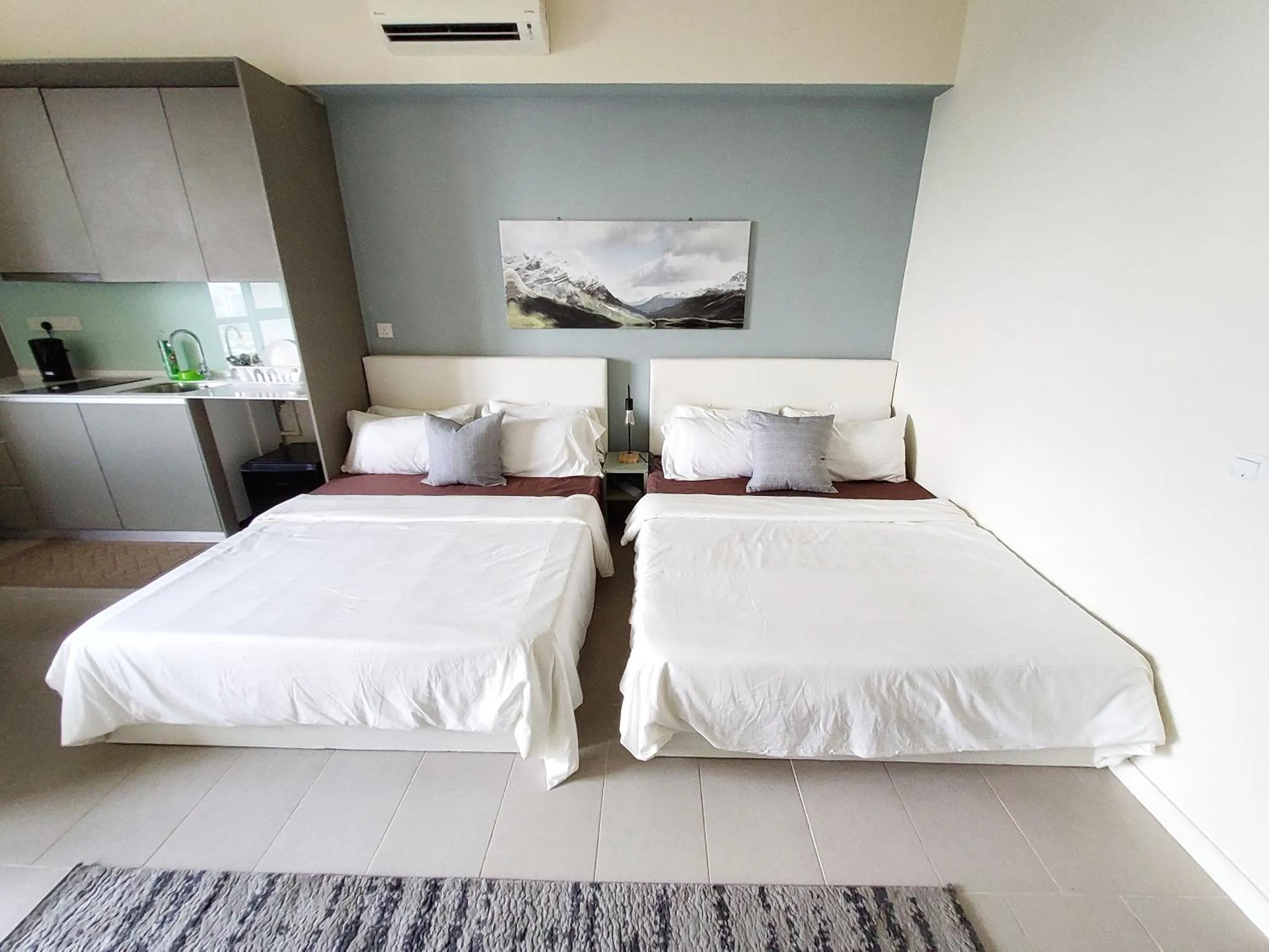 Bed in Tamarind Suites or D'Pulze Residence or Domain NeoCyber, click Room selection for location and pics