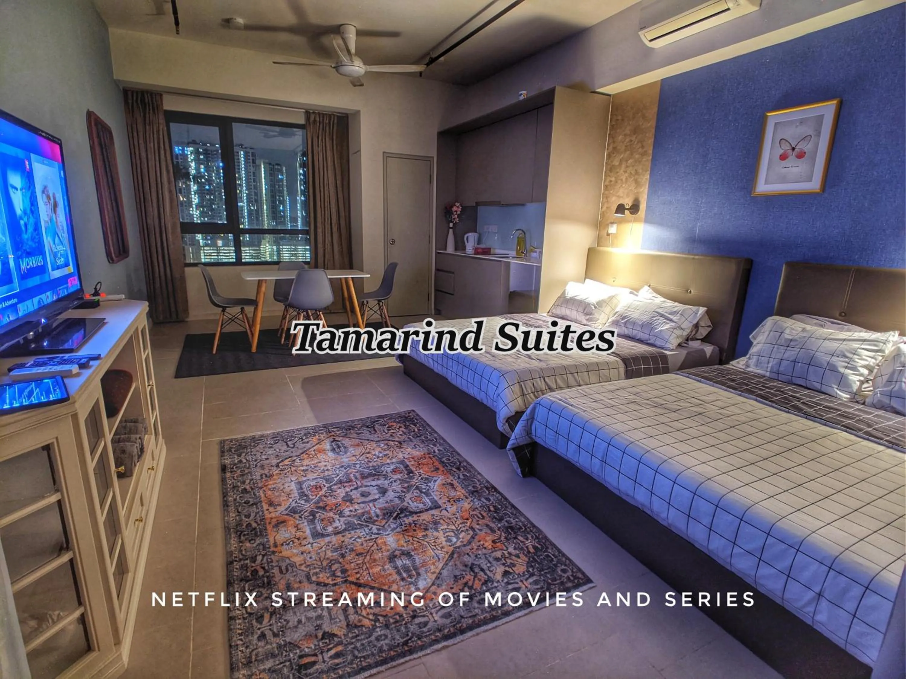 Bed in Tamarind Suites or D'Pulze Residence or Domain NeoCyber, click Room selection for location and pics