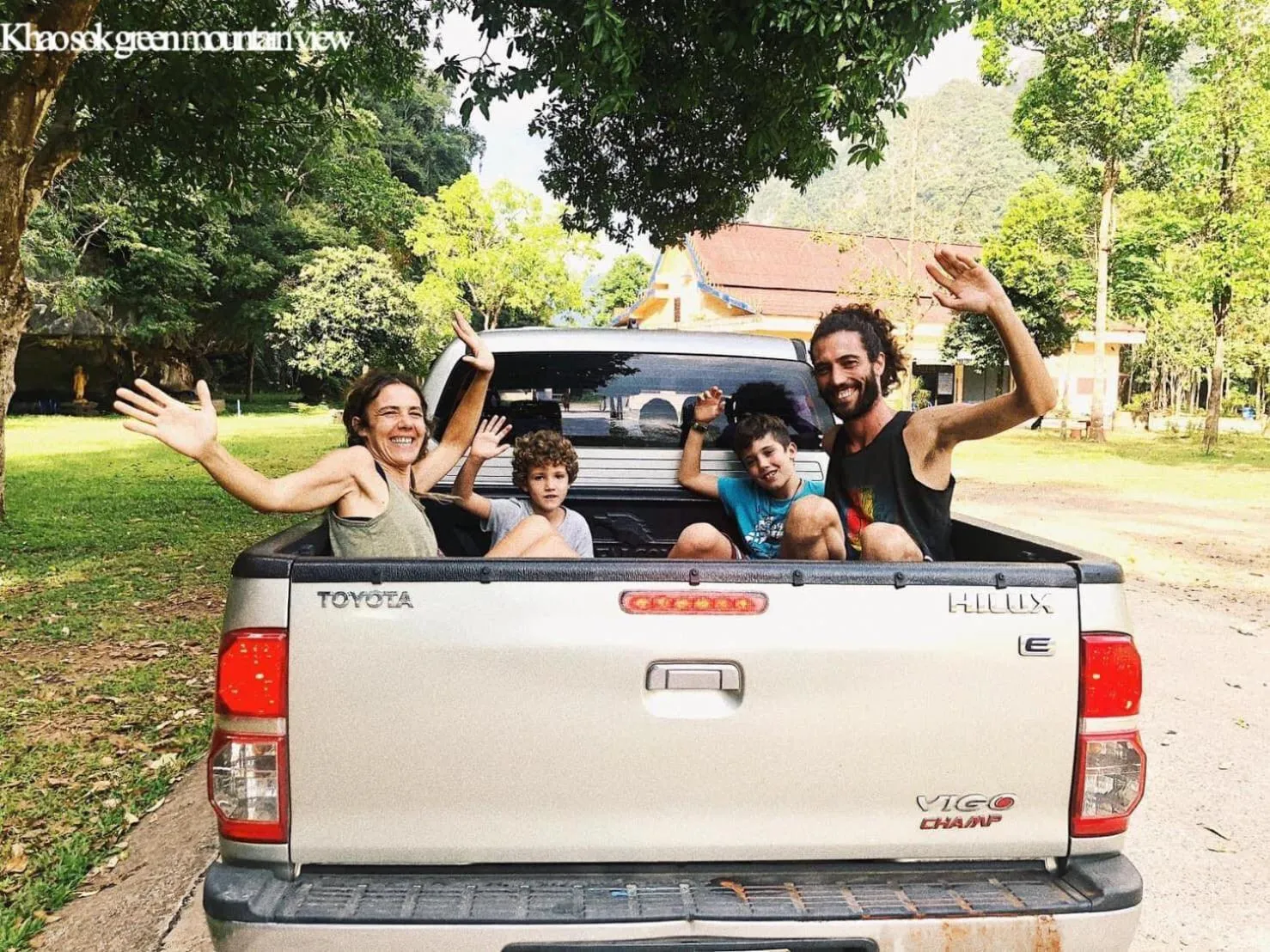 People in Khao Sok Green Mountain View